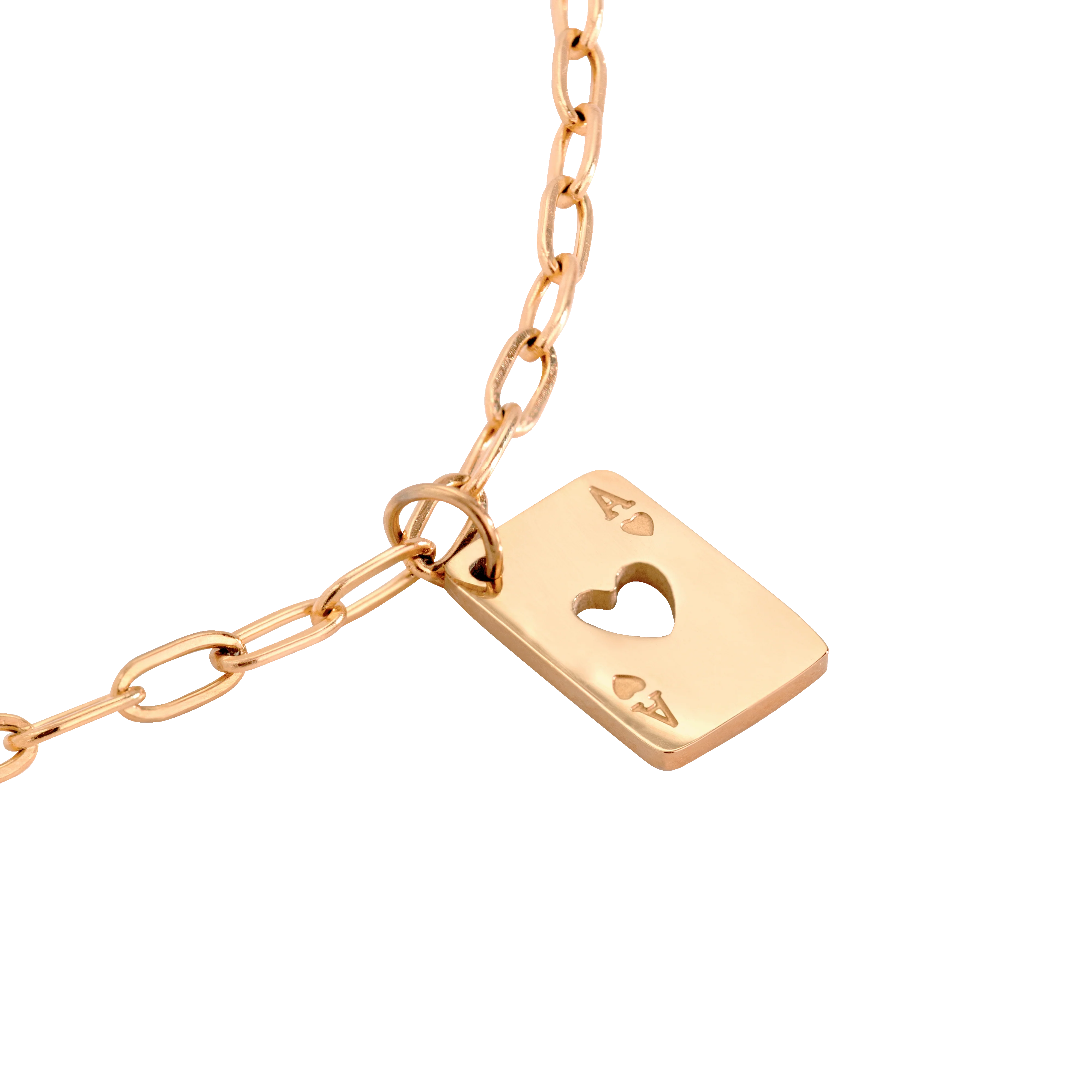 Ace Up the Sleeve Bracelet Rose Gold - Image 3