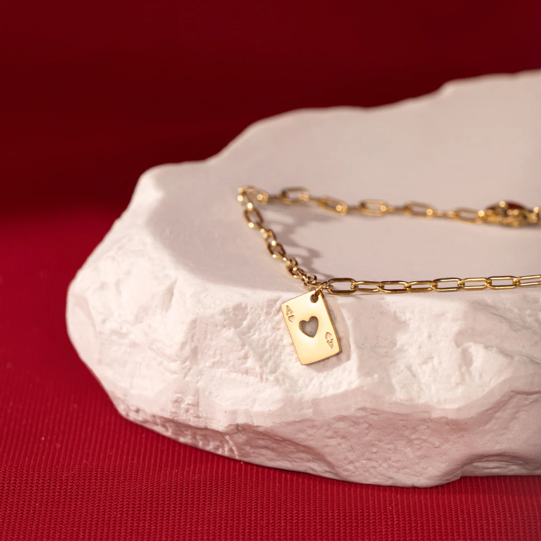 Ace Up the Sleeve Bracelet Rose Gold - Image 4