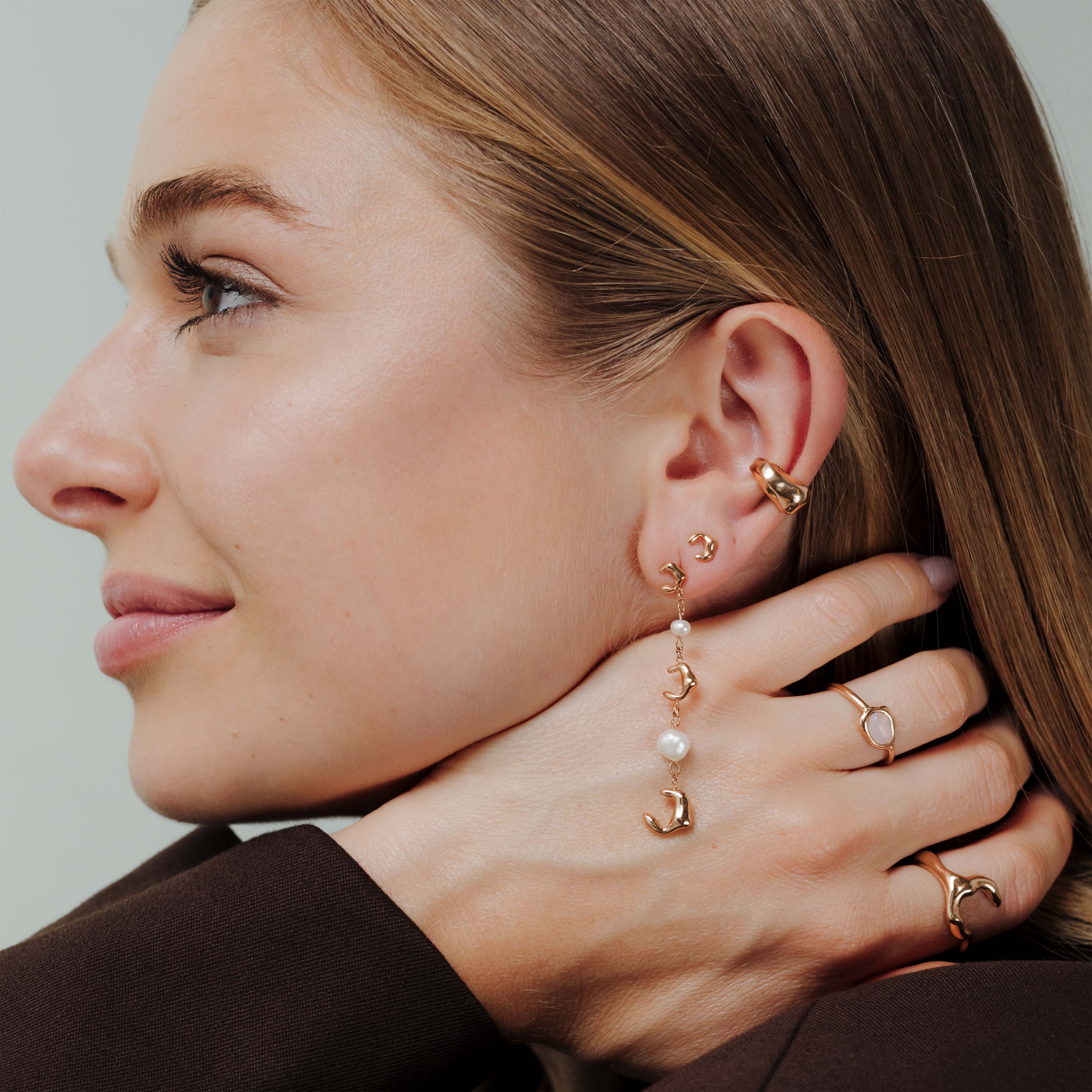 Alluring Anne Studs Rose Gold - Image 2
