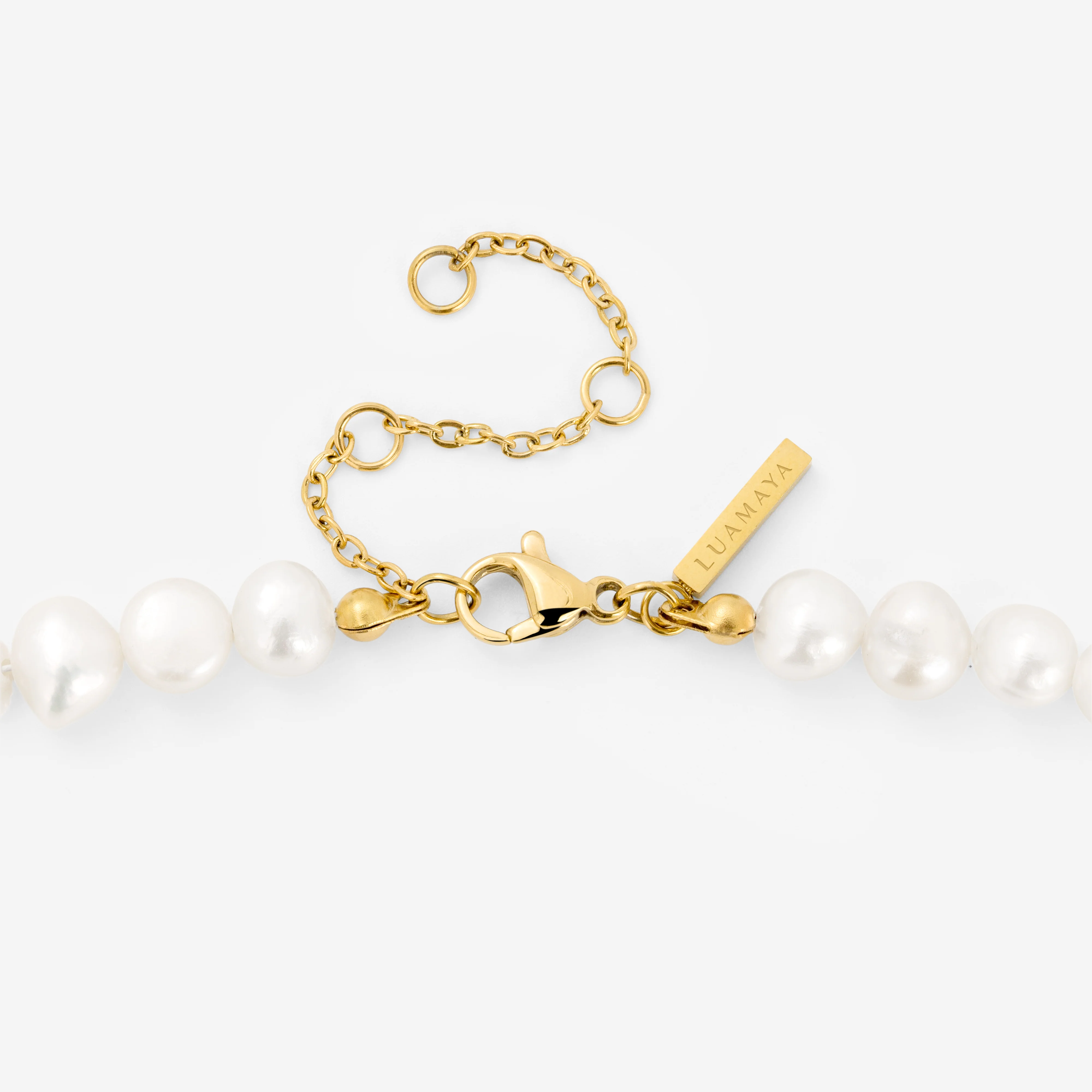 Ammonite Pearl Necklace Gold - Image 5