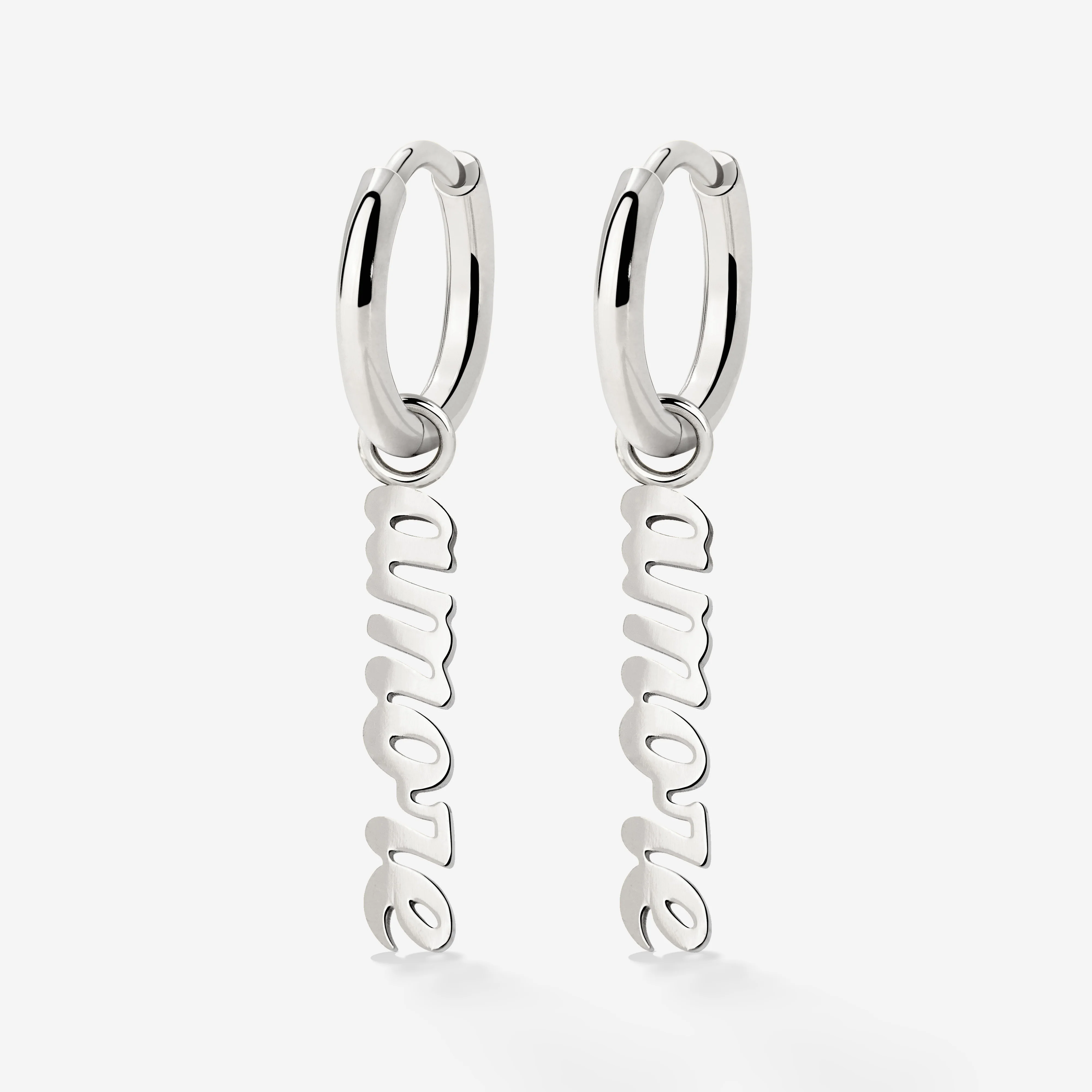 Amore puro Hoop Set Small Silver