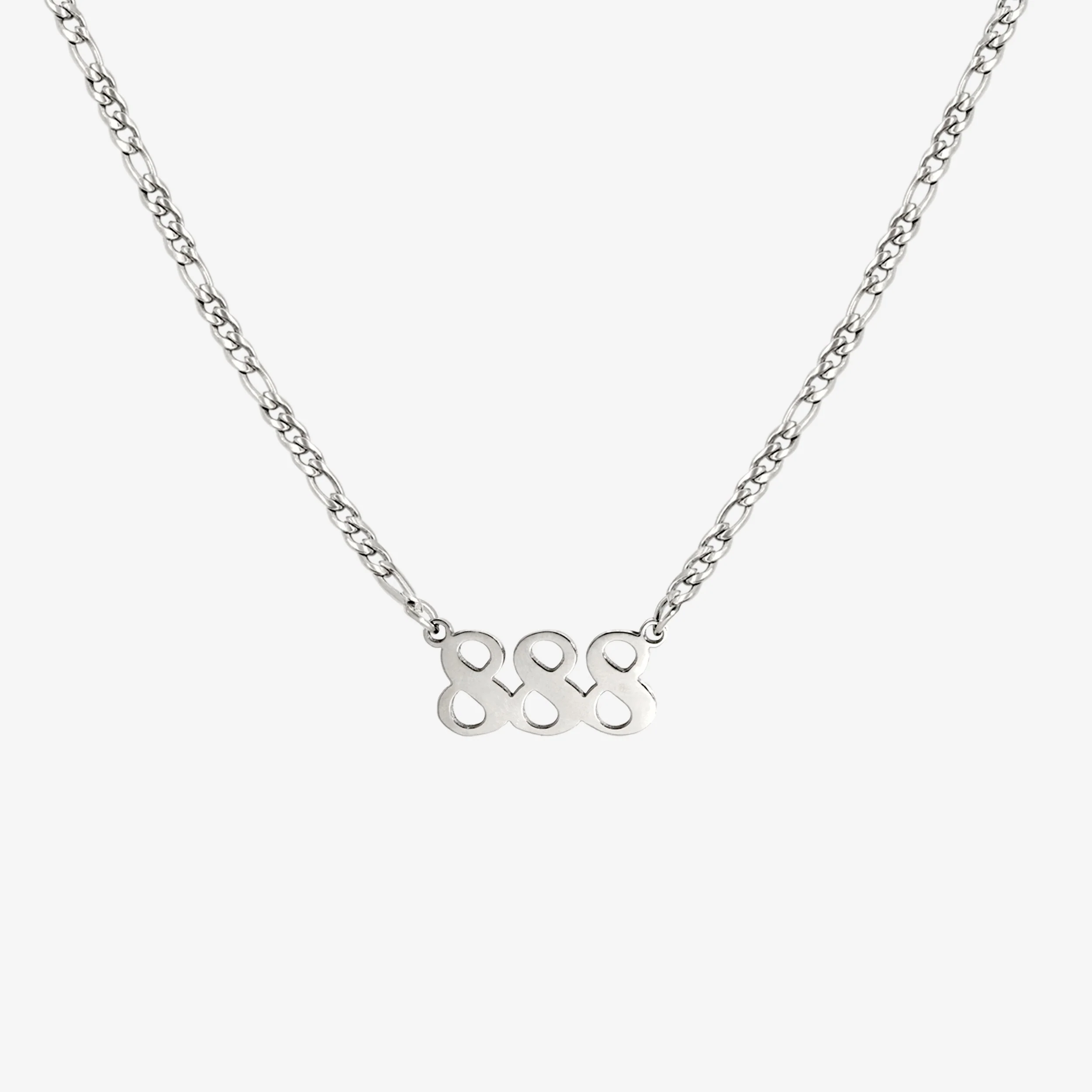 Angel Number Necklace Silber - Image 3