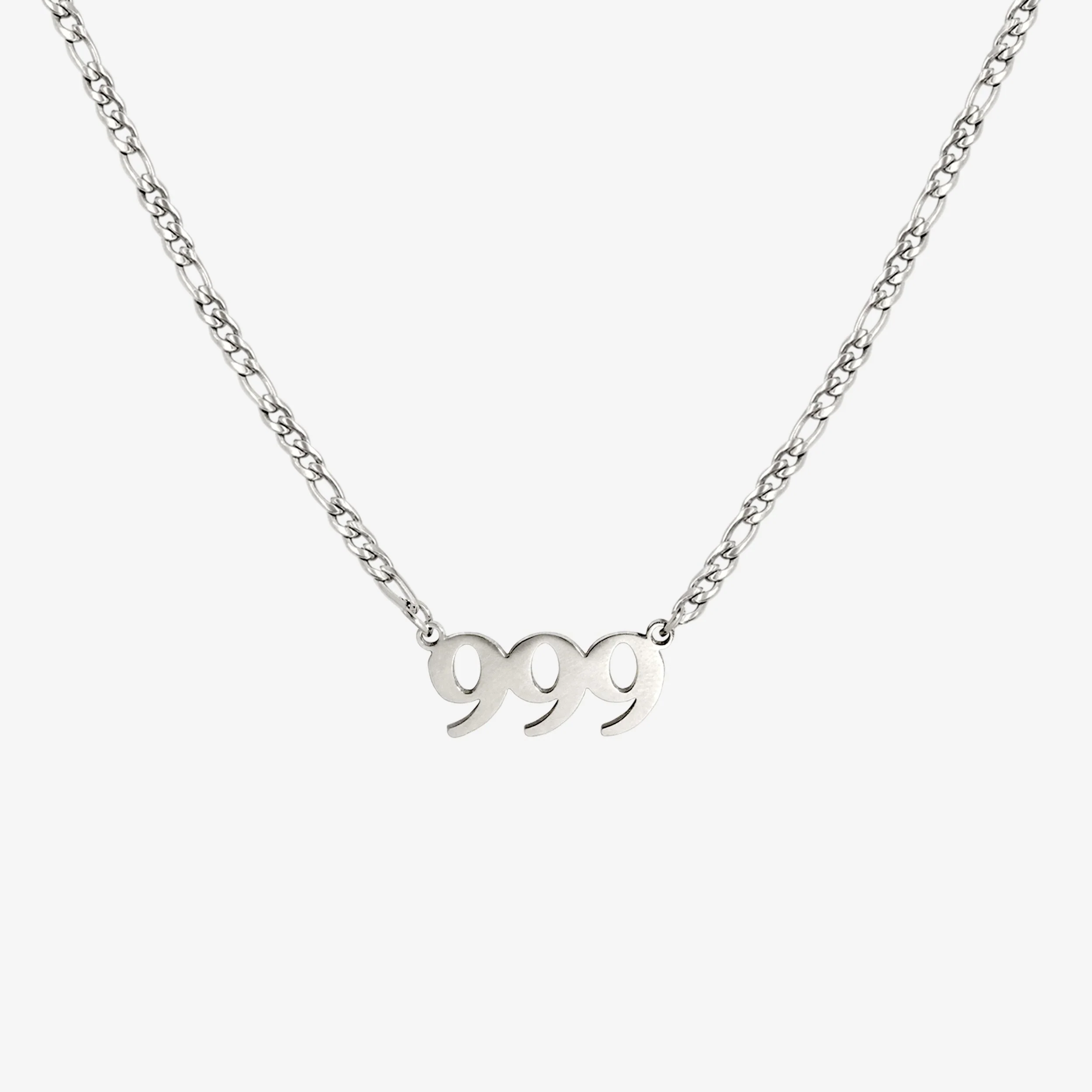 Angel Number Necklace Silber - Image 4