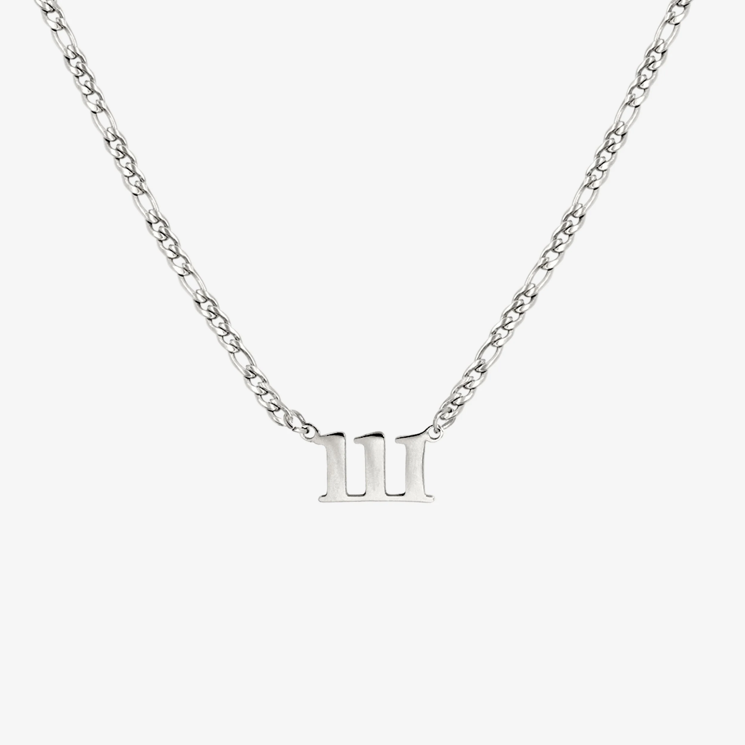 Angel Number Necklace Silber - Image 5