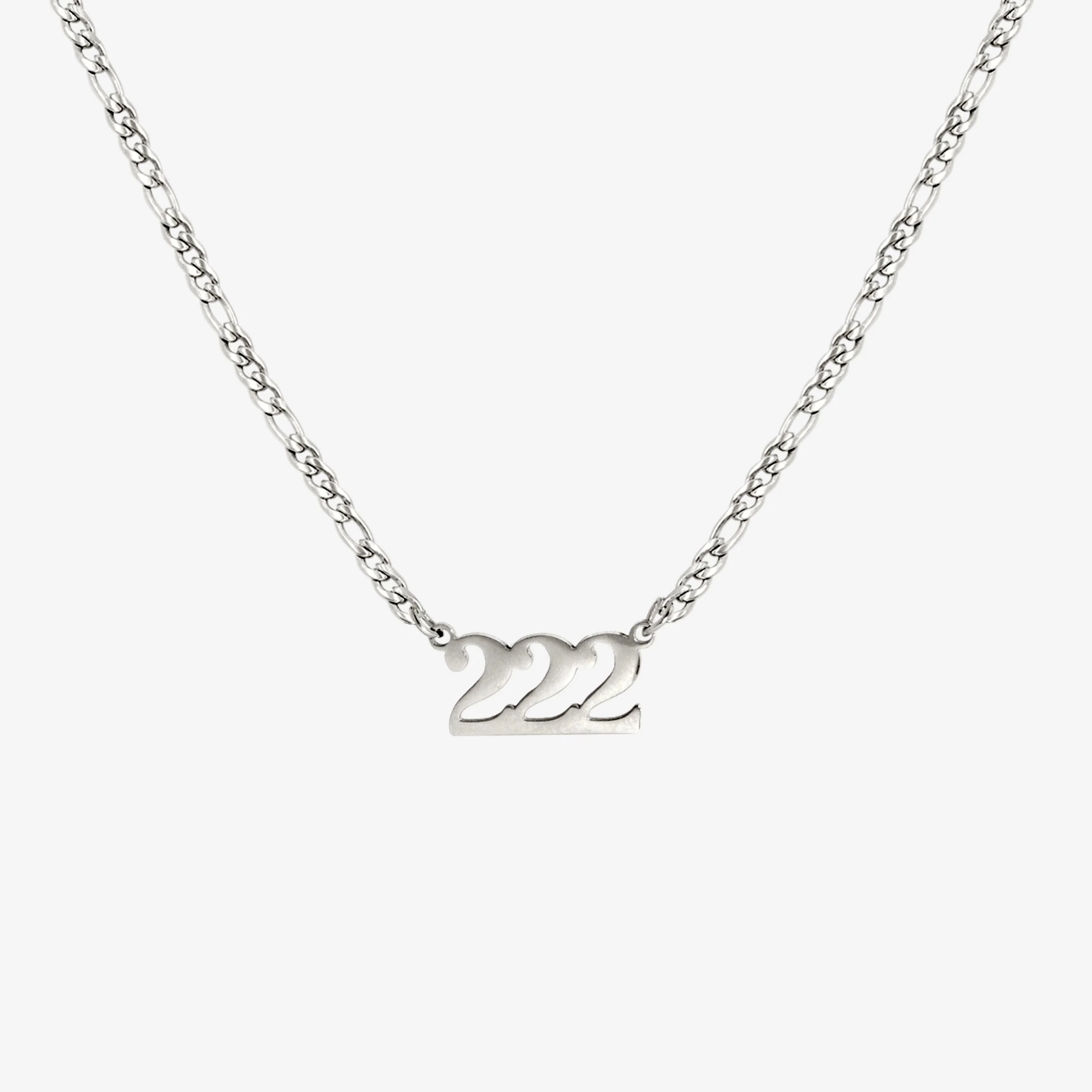 Angel Number Necklace Silber - Image 6