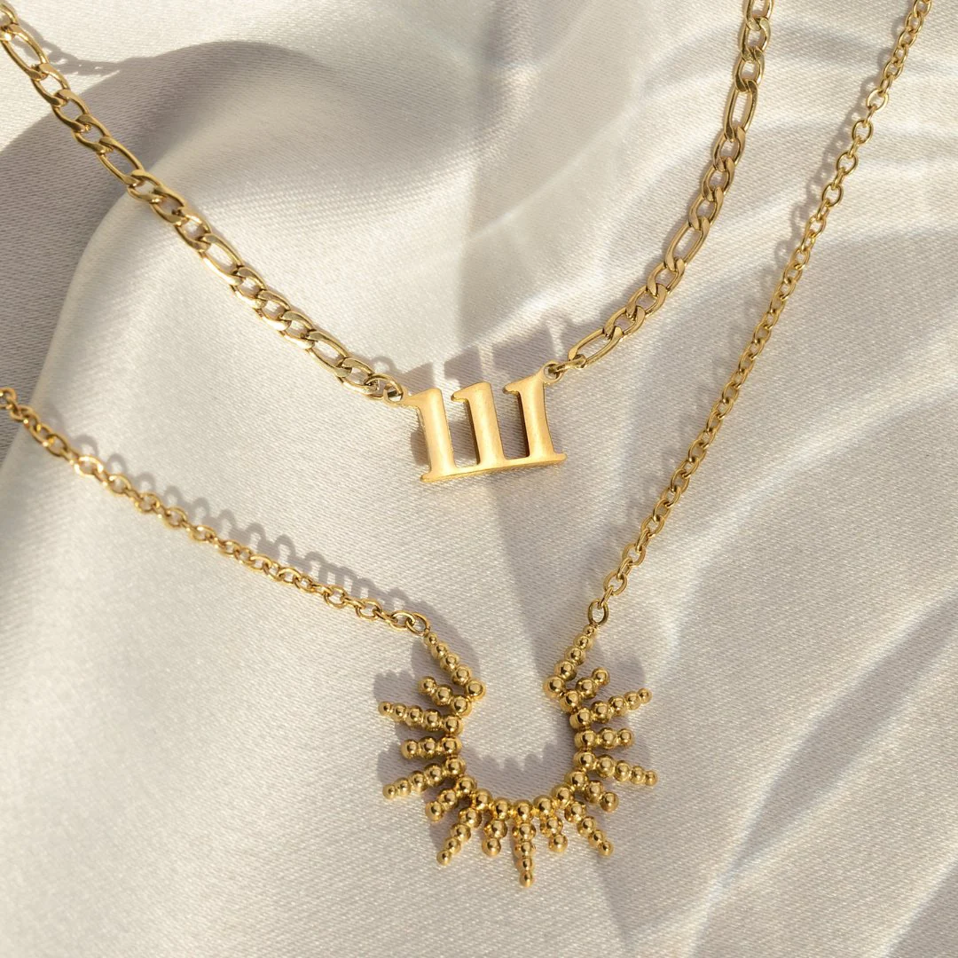Angel Number Necklace Silber - Image 9