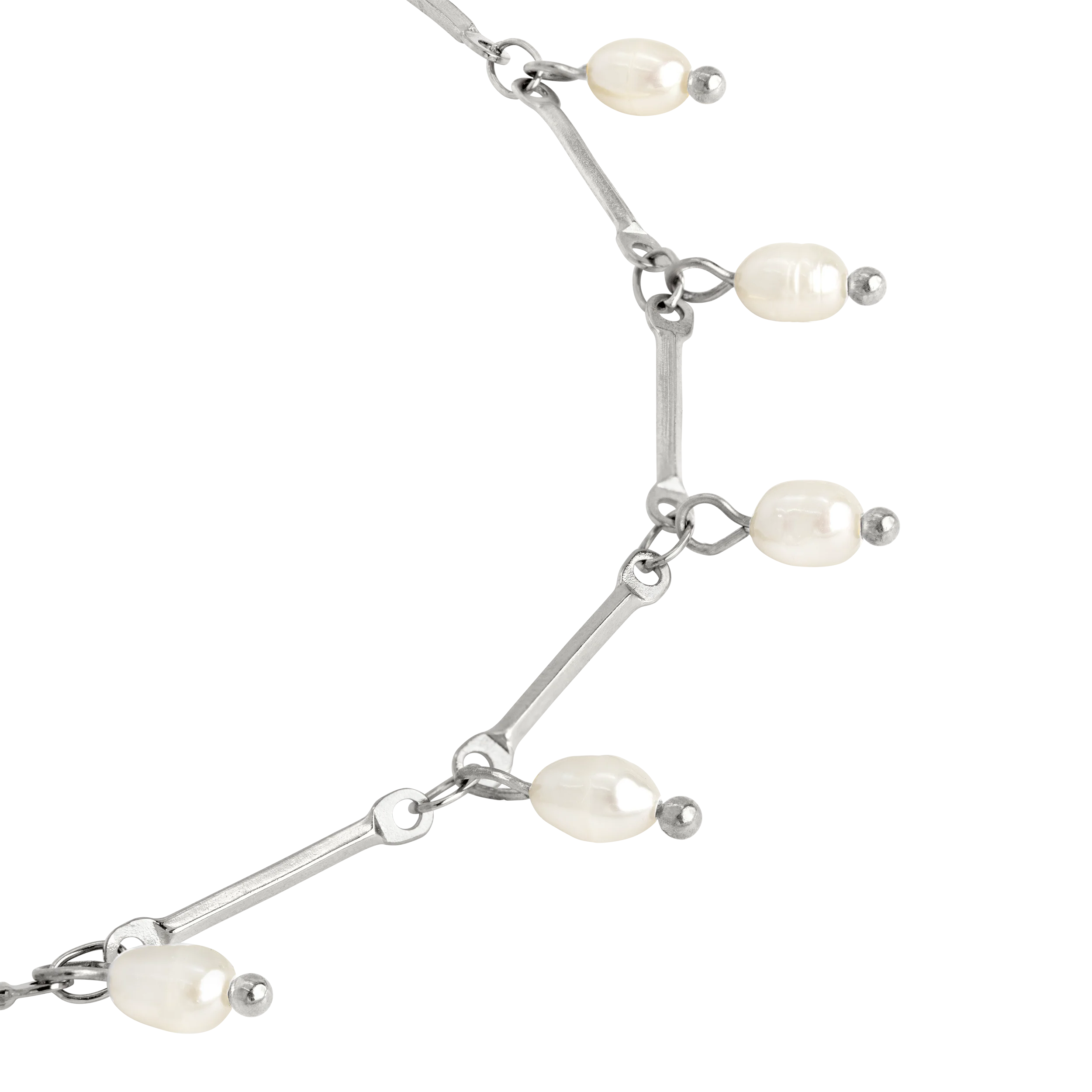 Annes Authentic Pearl Choker Silver - Image 3