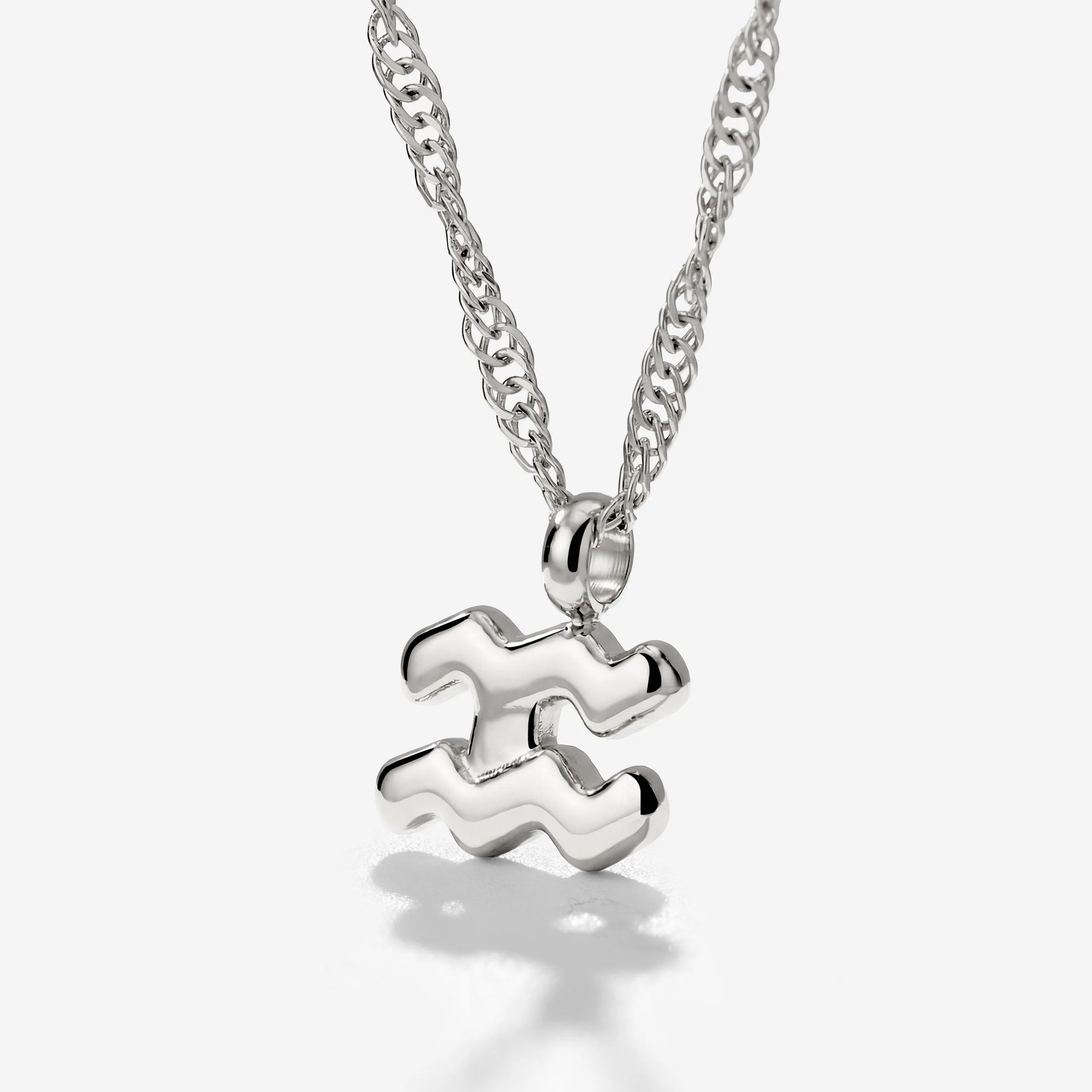 Aquarius Bubble Necklace Silver - Image 4