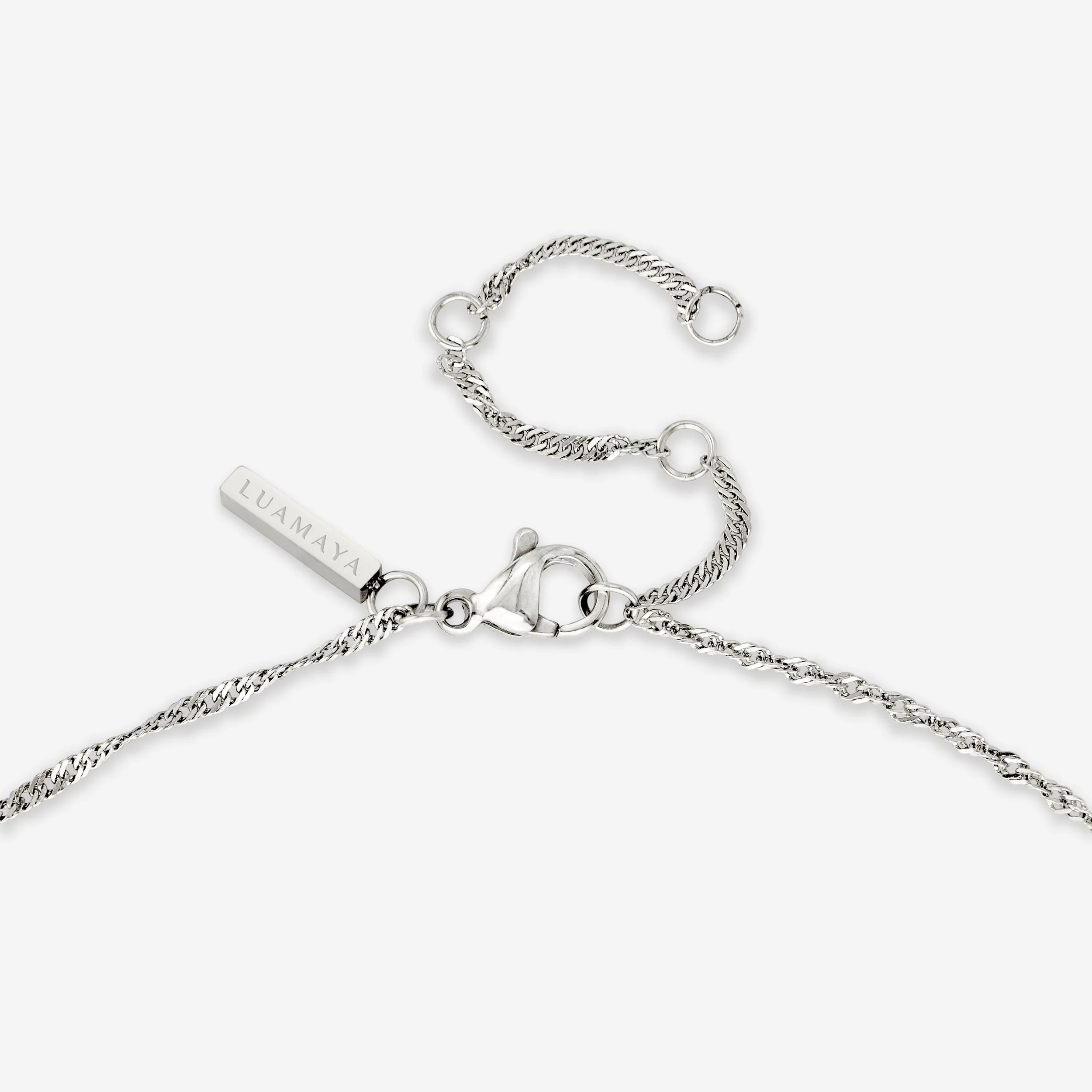 Aquarius Bubble Necklace Silver - Image 6