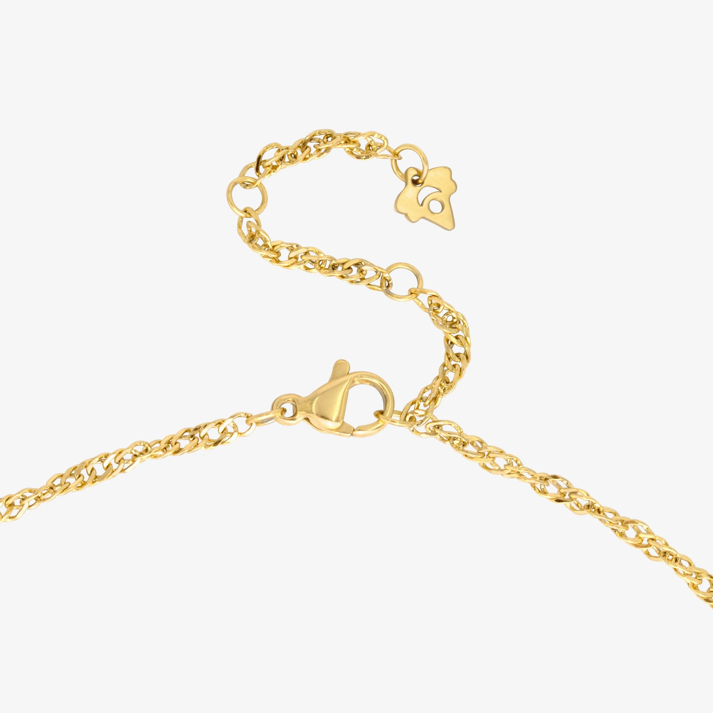 Blue Breeze Necklace Gold - Image 4