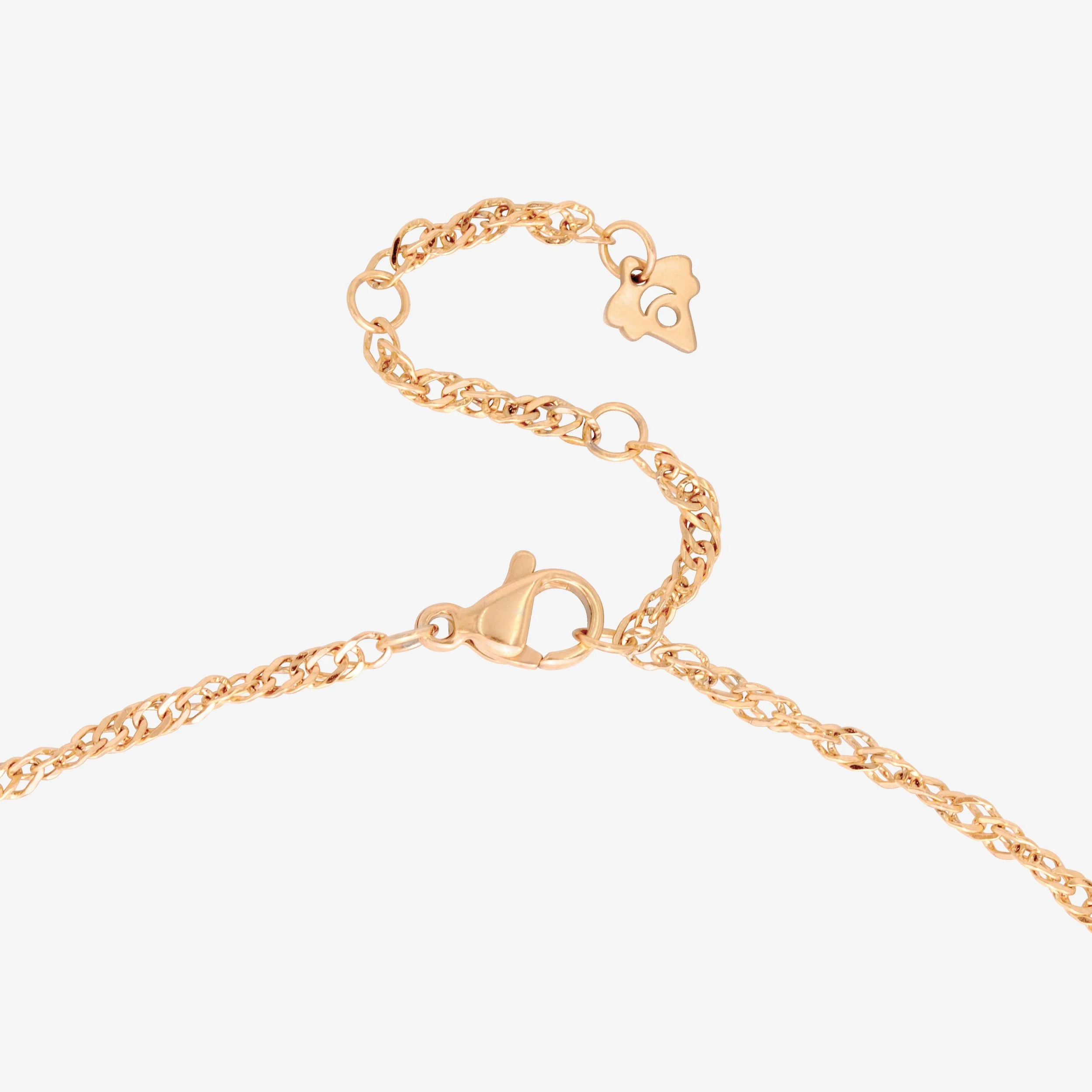 Blue Breeze Necklace Rose Gold - Image 4