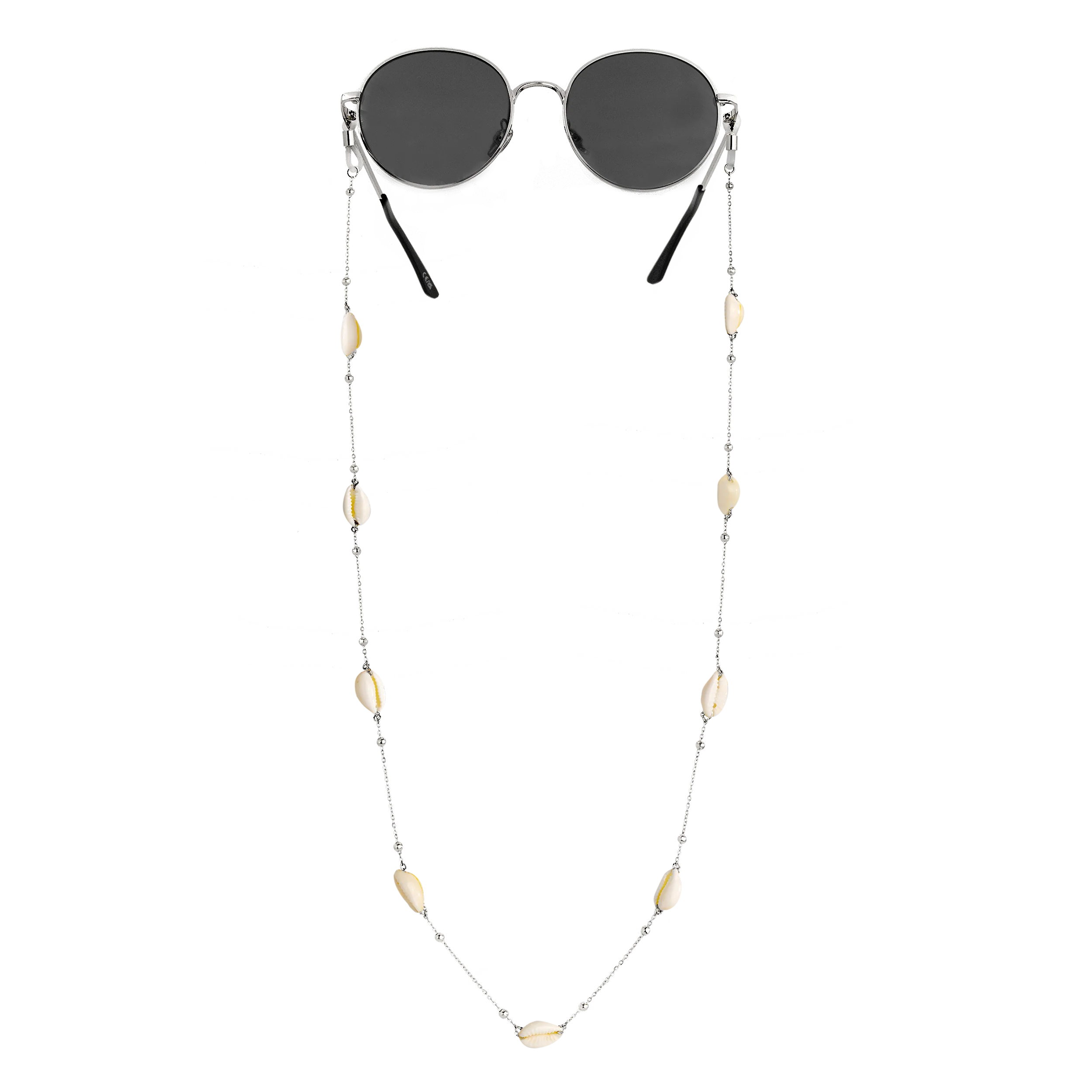 Beach Babe Sunglasses Chain Silver