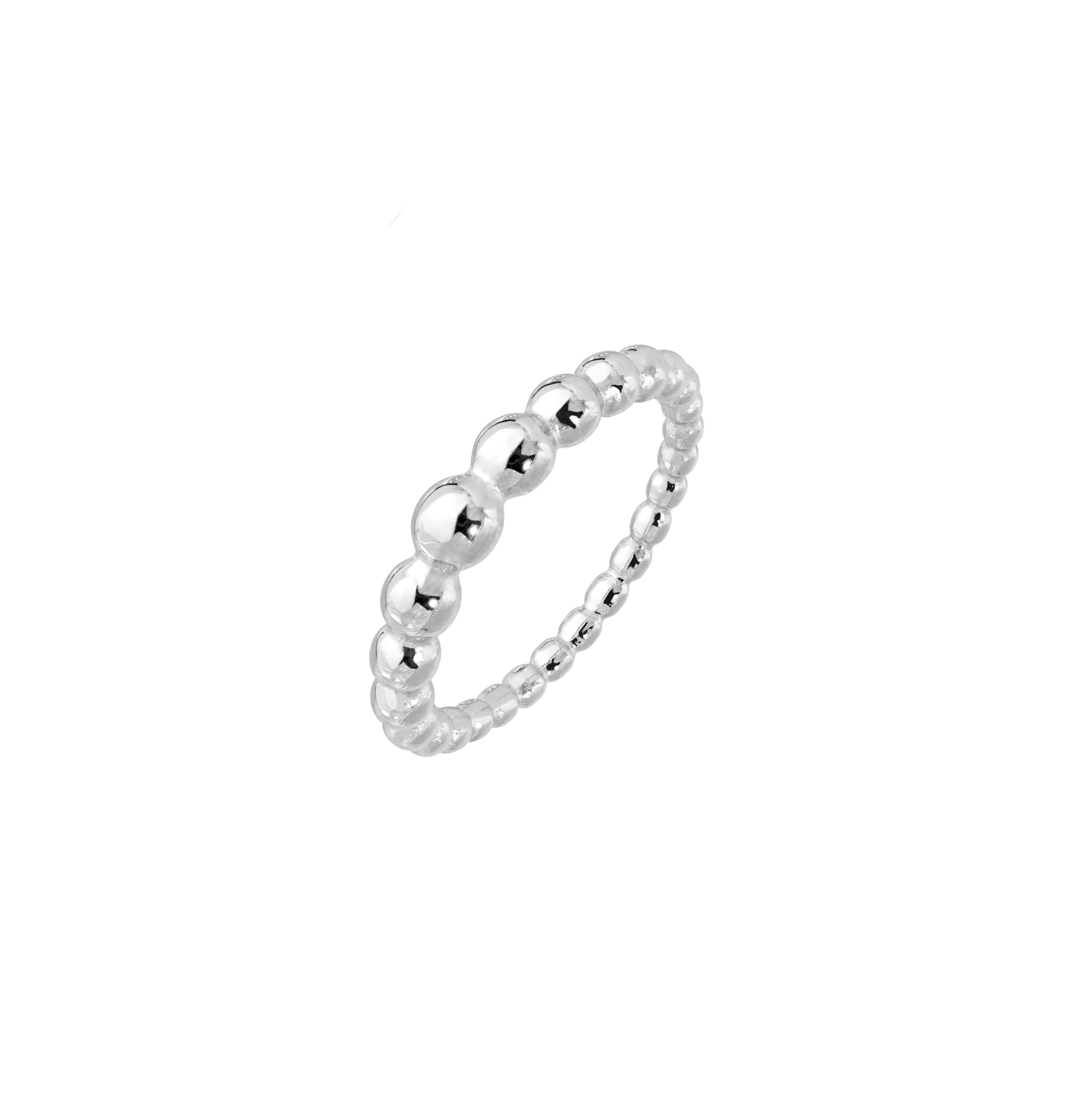 Beady Ring Silver