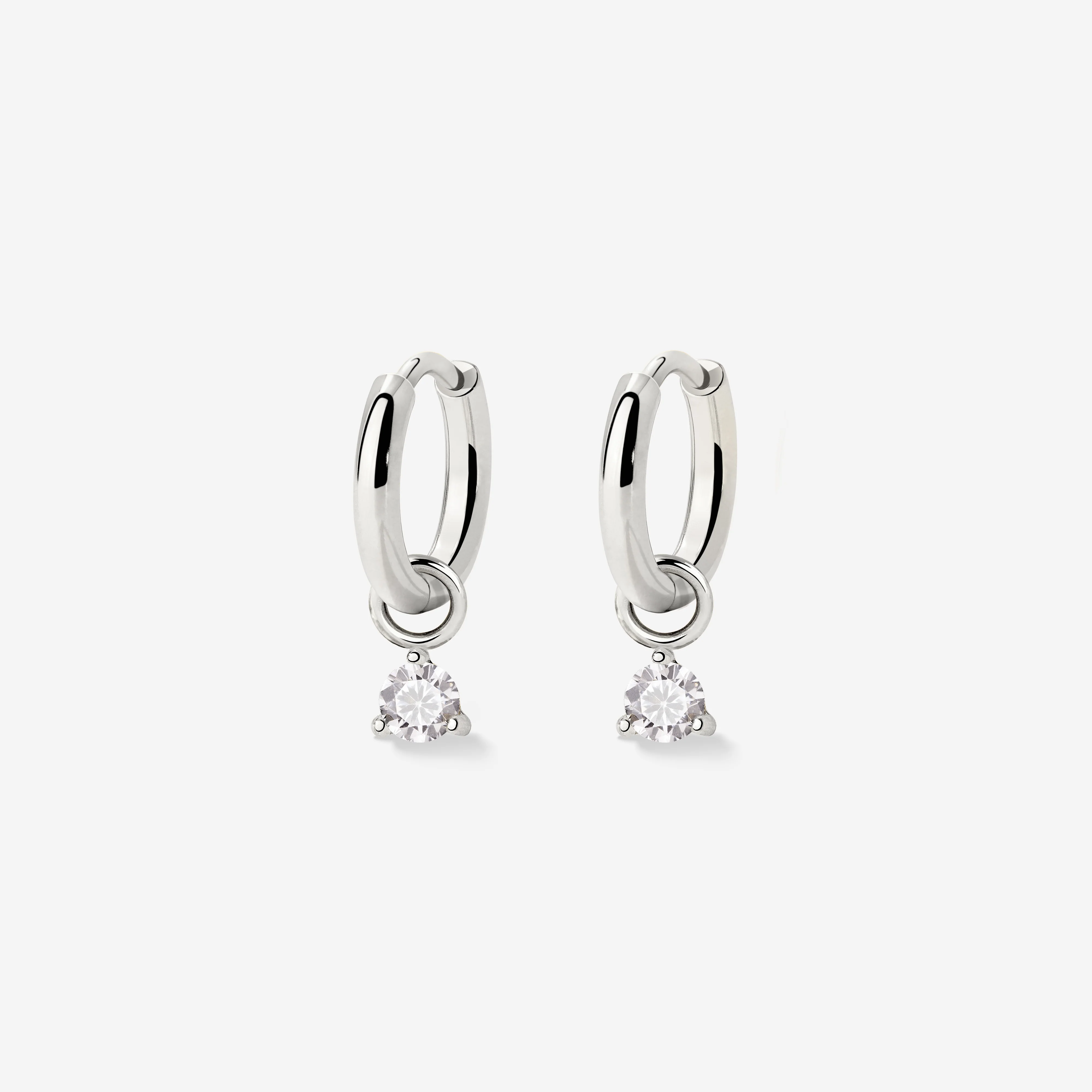 Blanco Lumbre Hoop Set Baby Silver