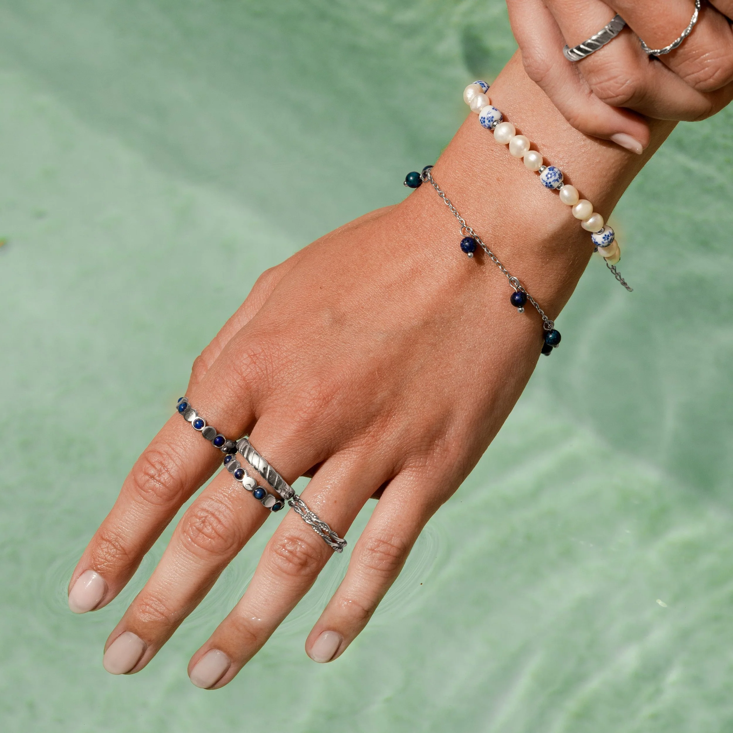 Blue Bay Ring Silver - Image 2