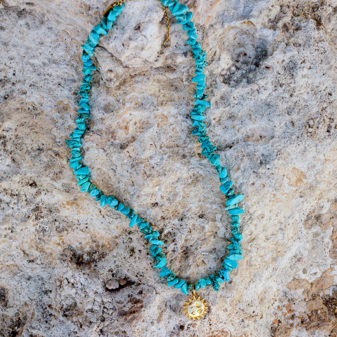Blue Lagoon Necklace Silver - Image 4