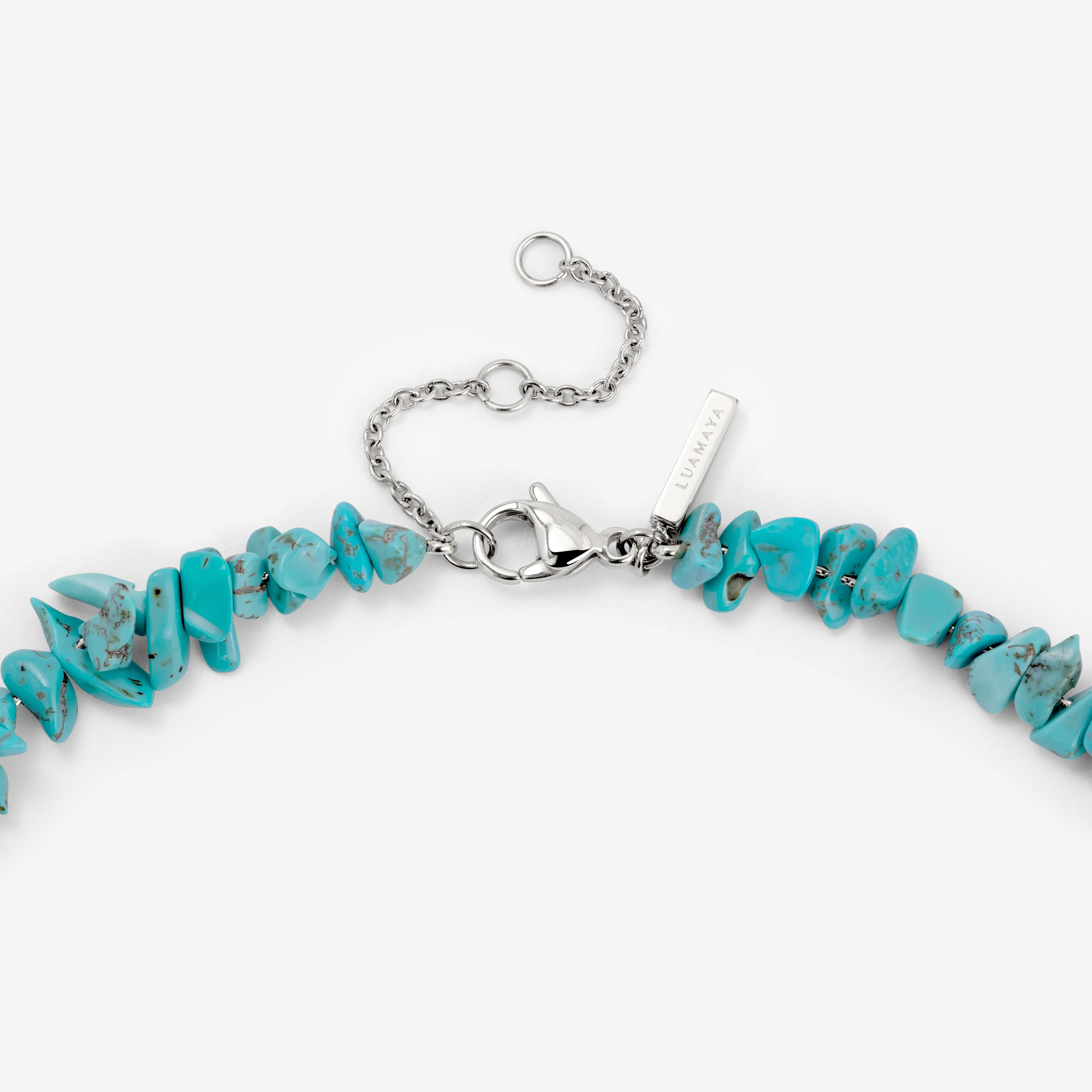 Blue Lagoon Necklace Silver - Image 5