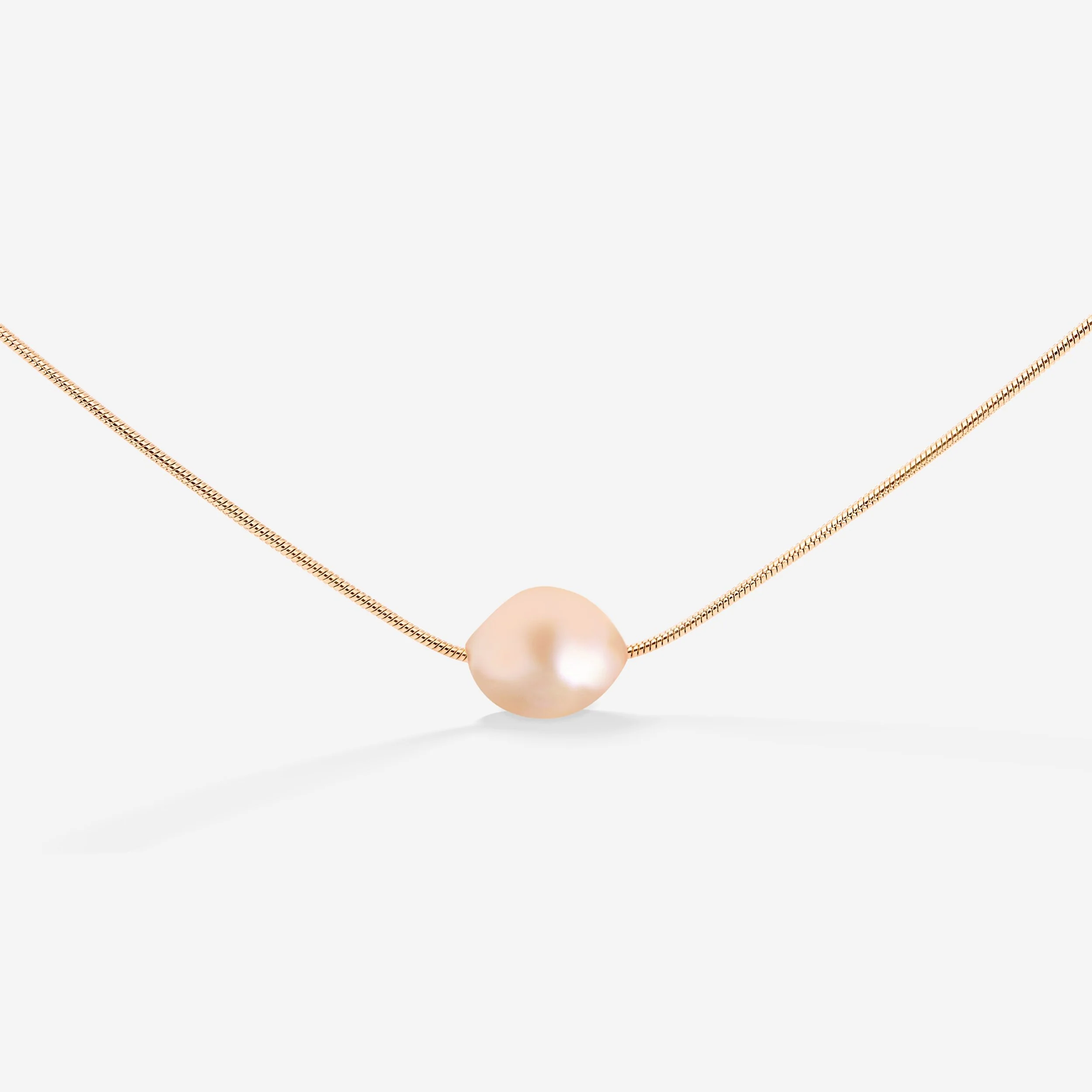 Blush Pearl Choker Rose Gold