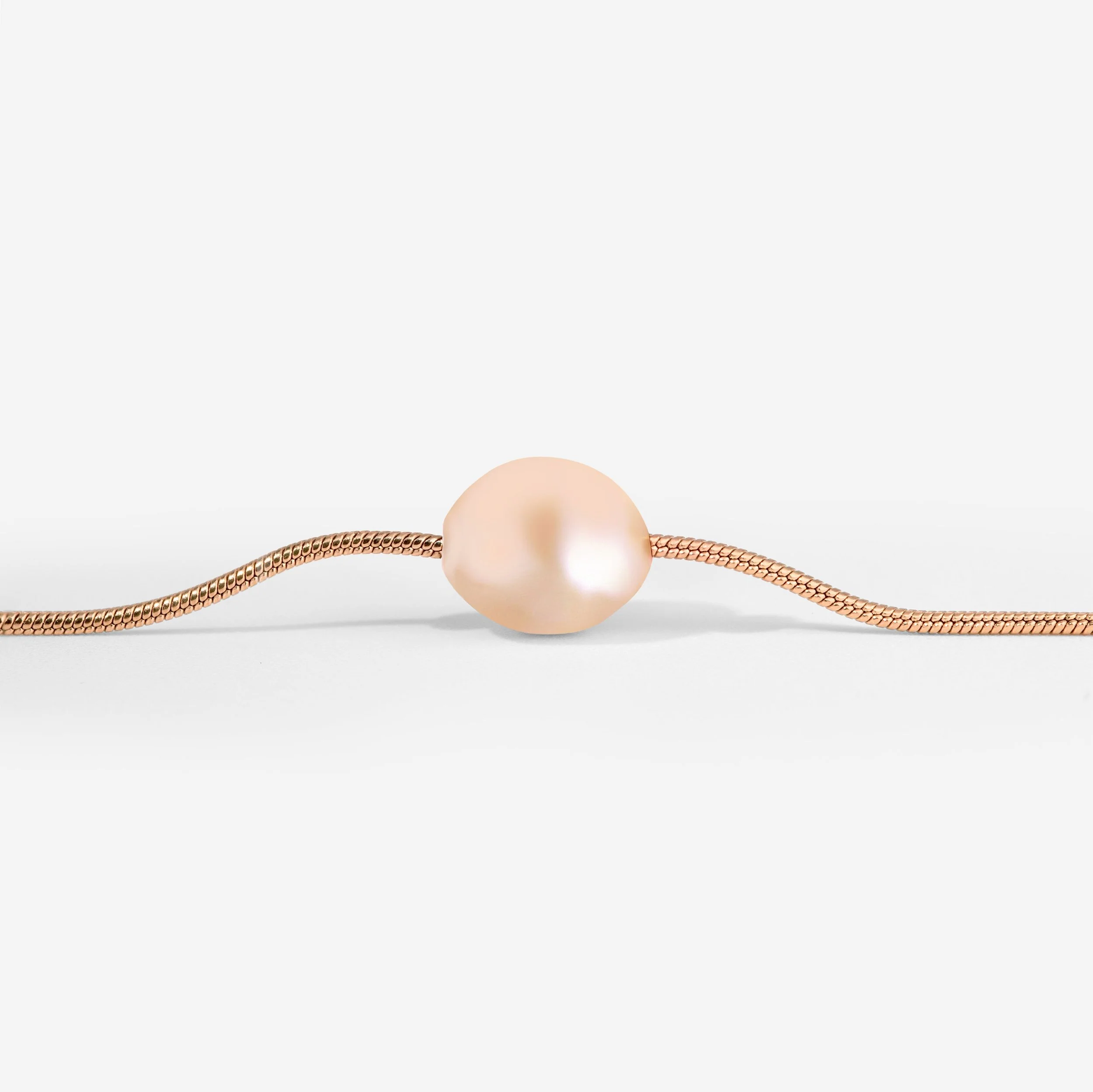 Blush Pearl Choker Rose Gold - Image 4