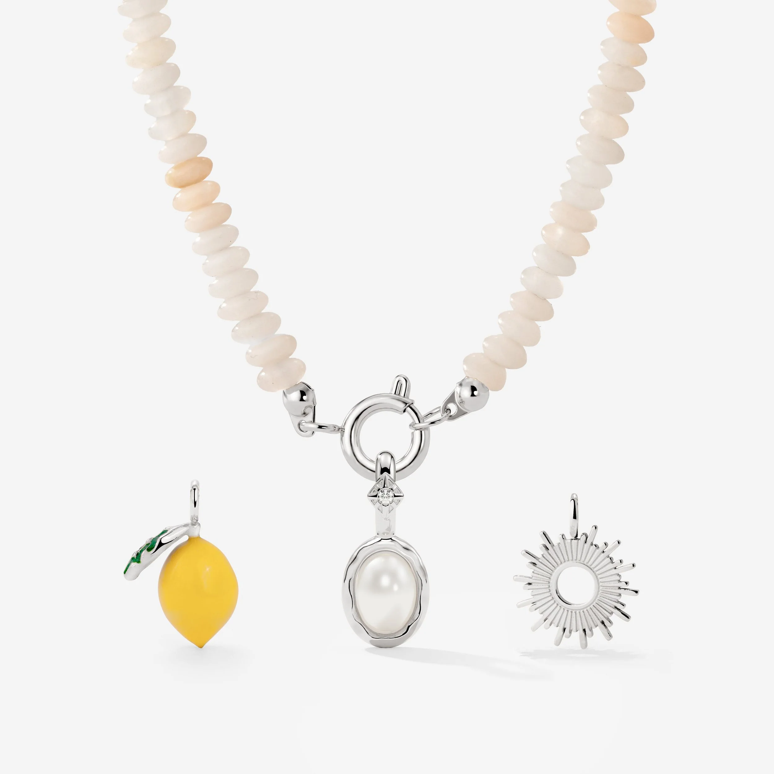 Blushstone Charm Necklace Set - Image 14