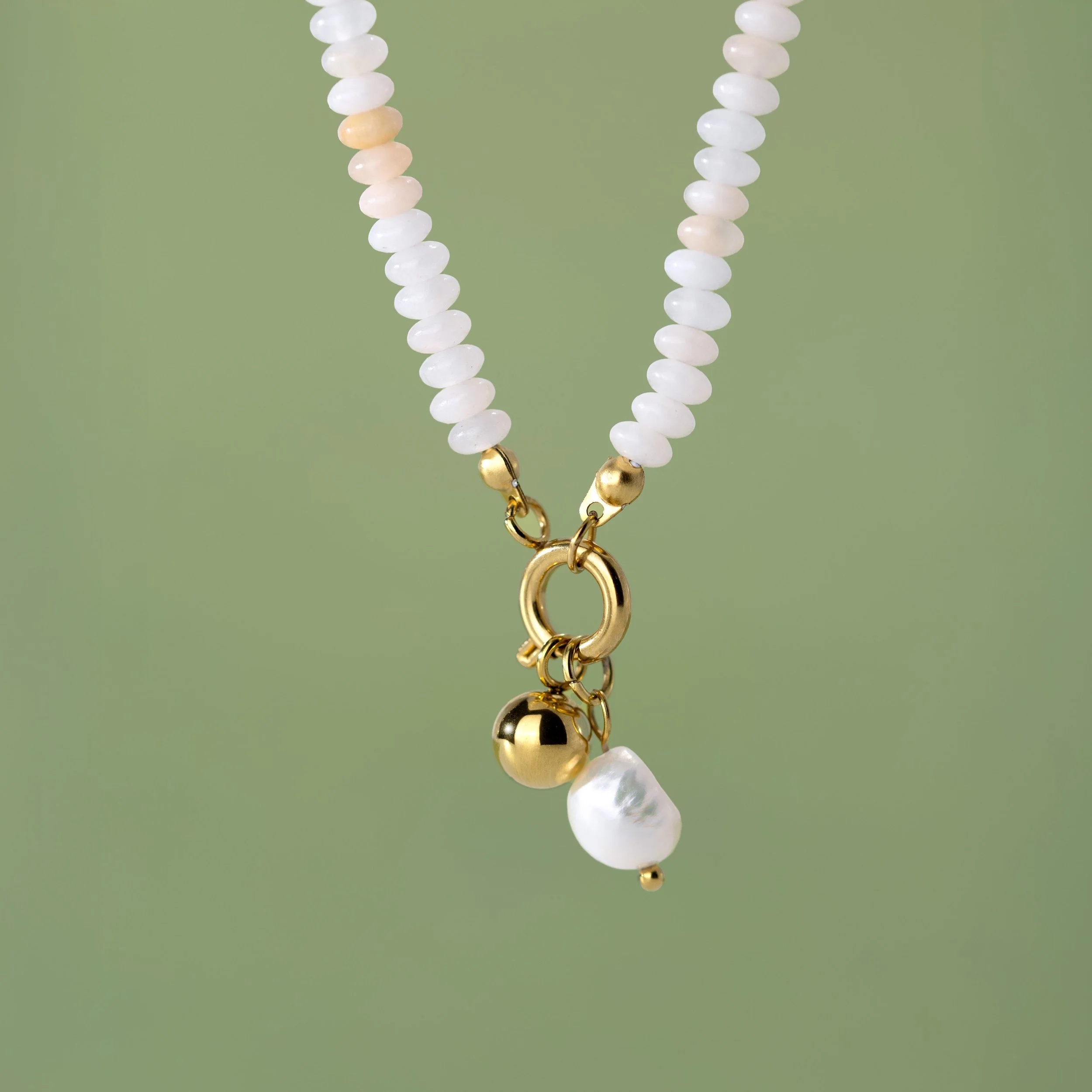Blushstone Charm Necklace Set - Image 4