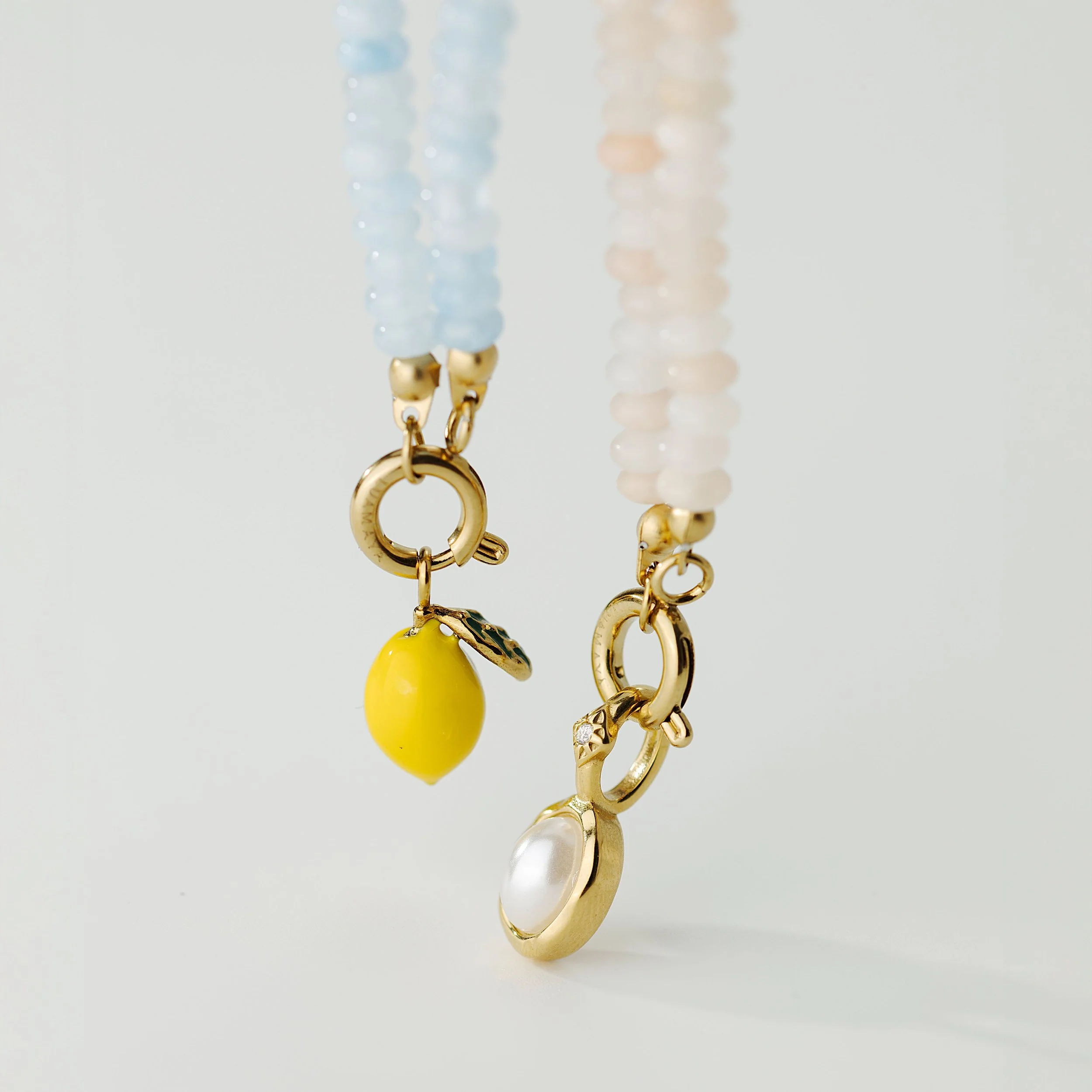 Blushstone Charm Necklace Set - Image 6