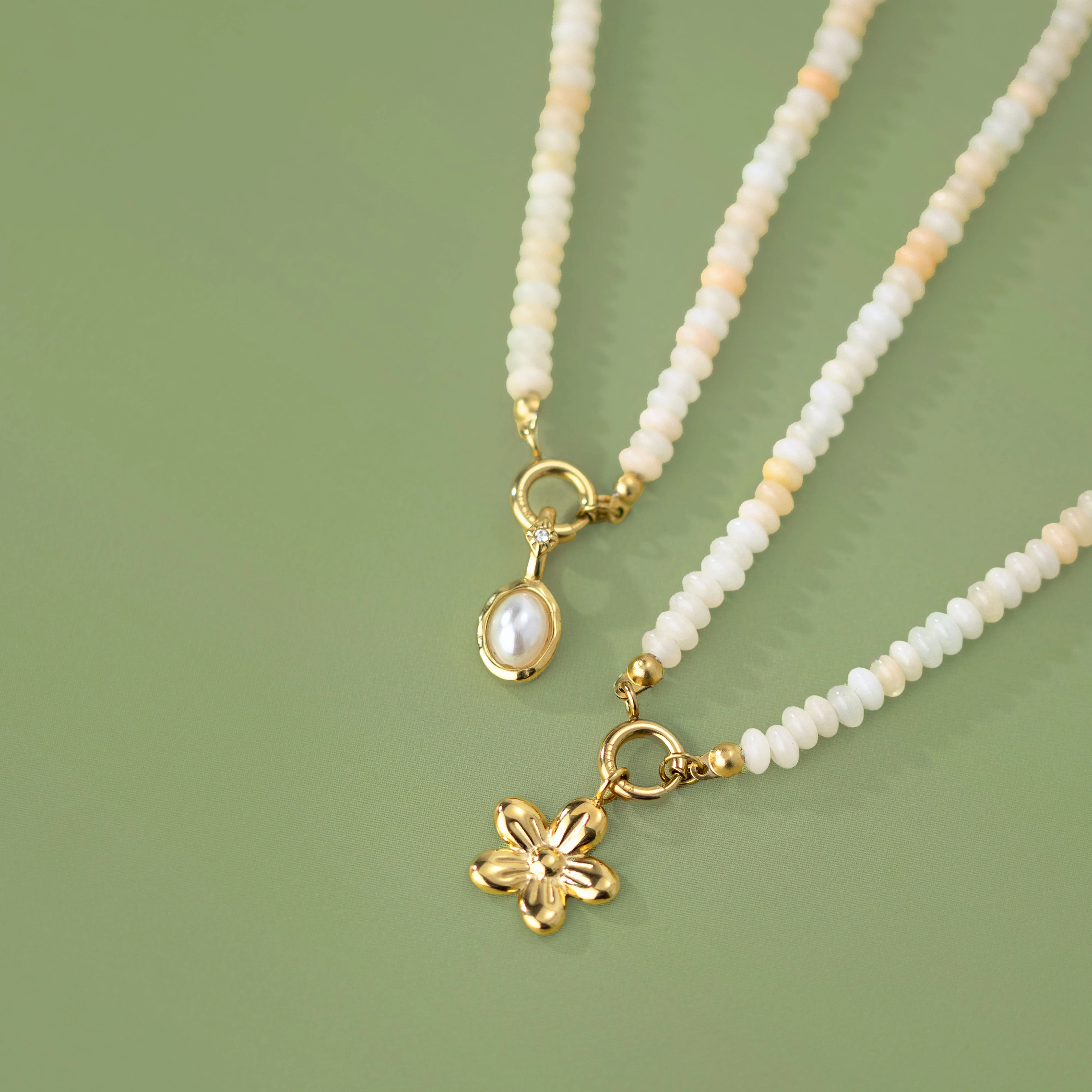 Blushstone Charm Necklace Silver - Image 6