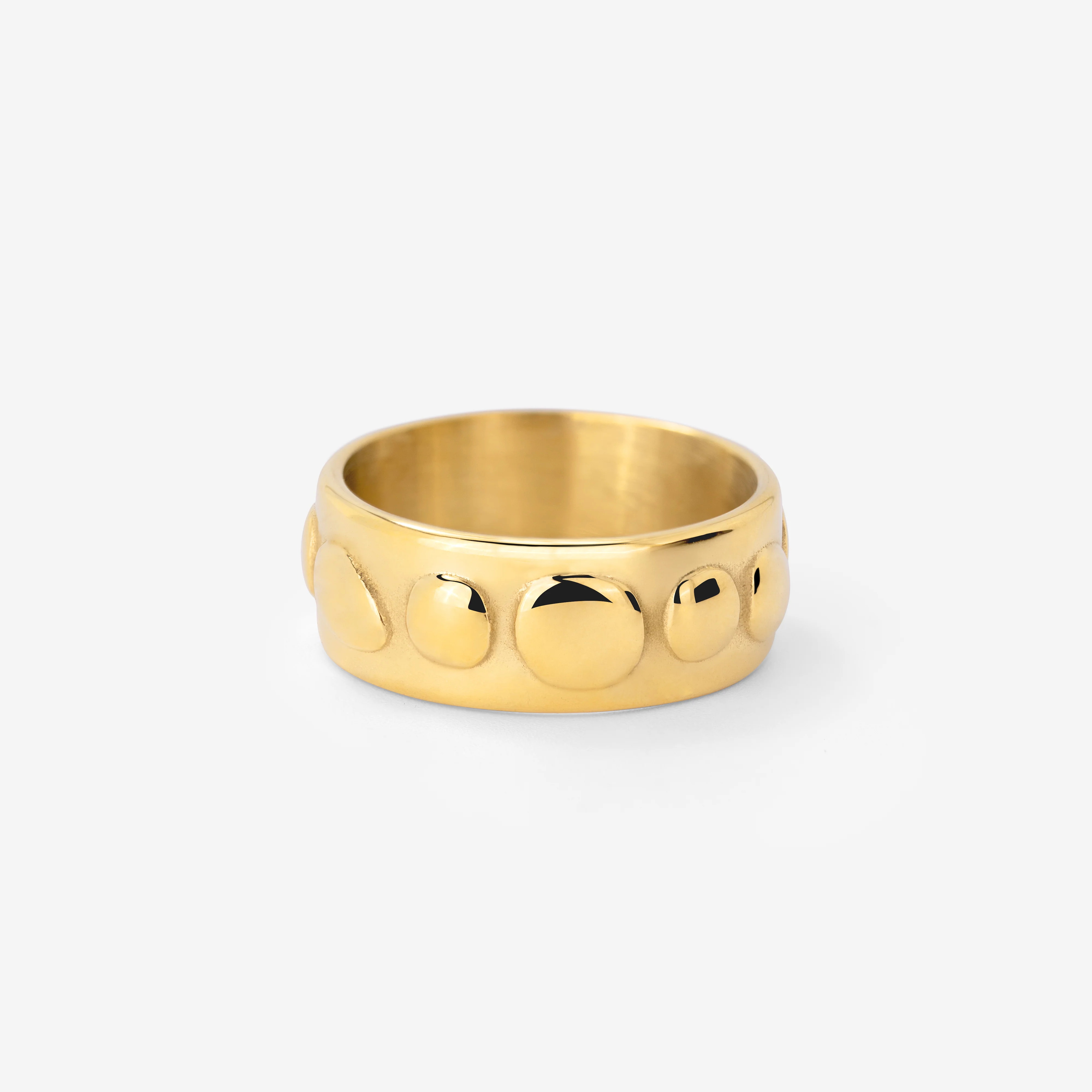 Boho Beads Ring Gold - Image 4