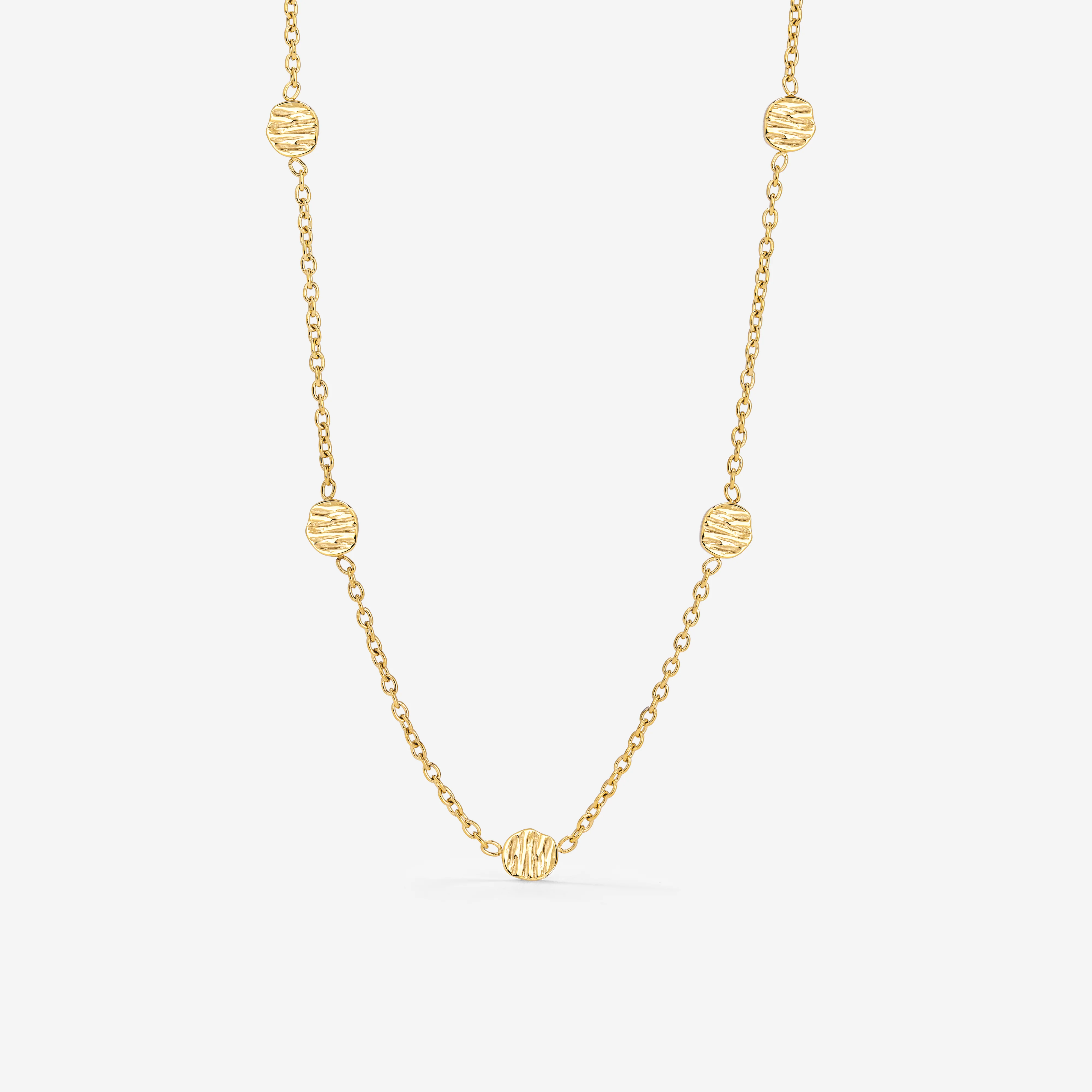 Boho Coin Necklace Gold