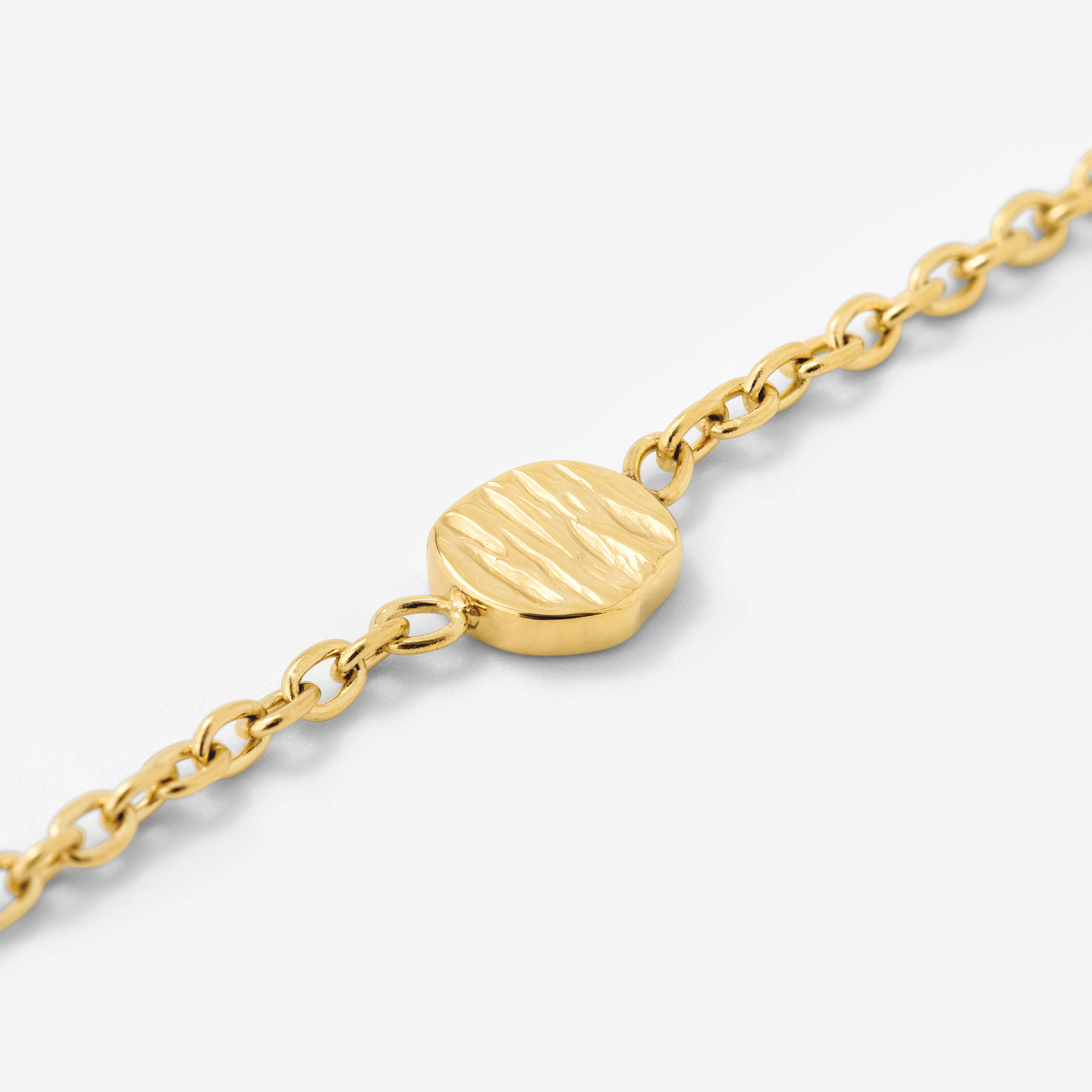 Boho Coin Necklace Gold - Image 3