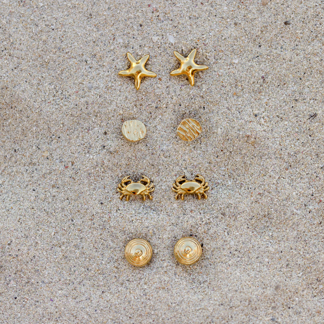Boho Coin Studs Silver - Image 4