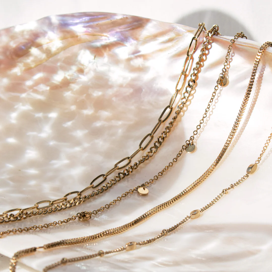 Box Snake Anklet Gold - Image 3