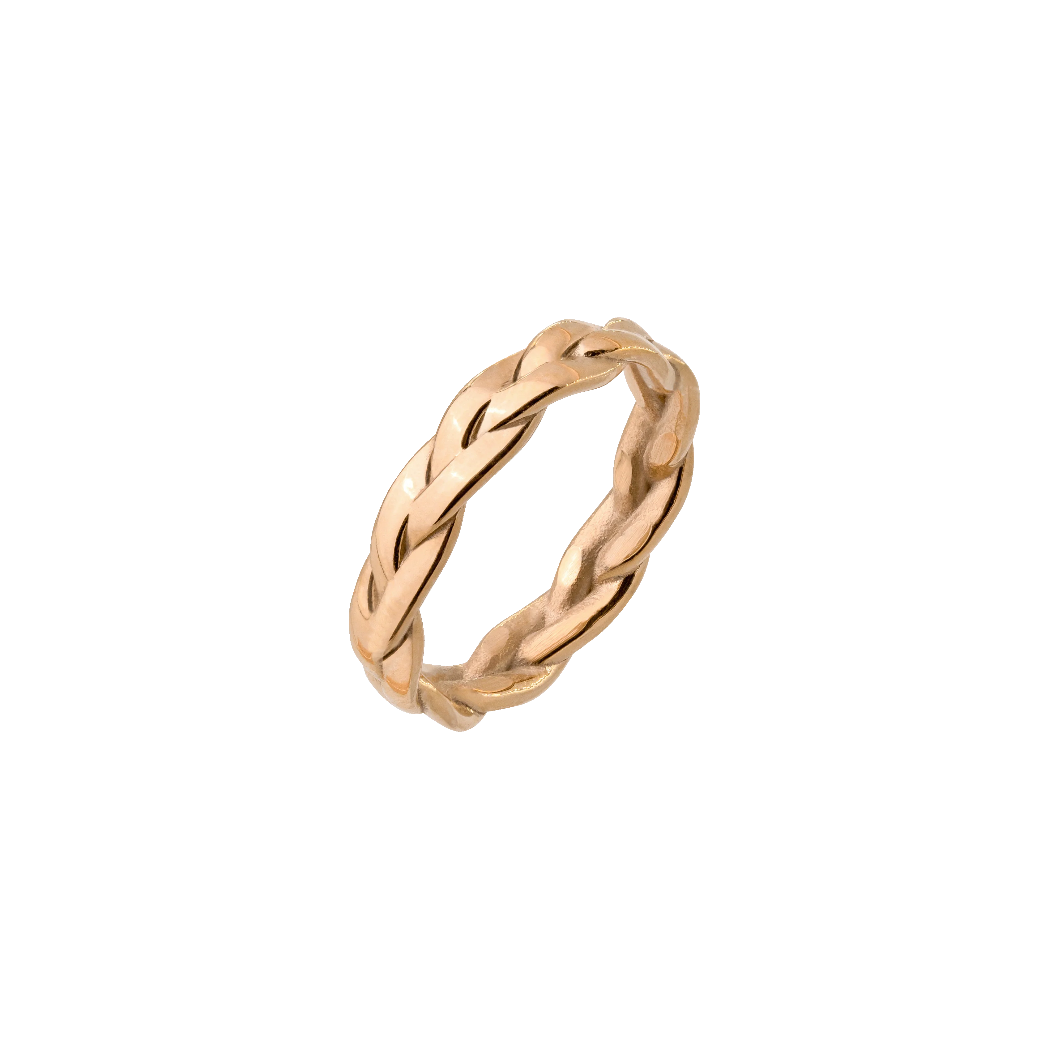 Braided Divine Ring Rose Gold