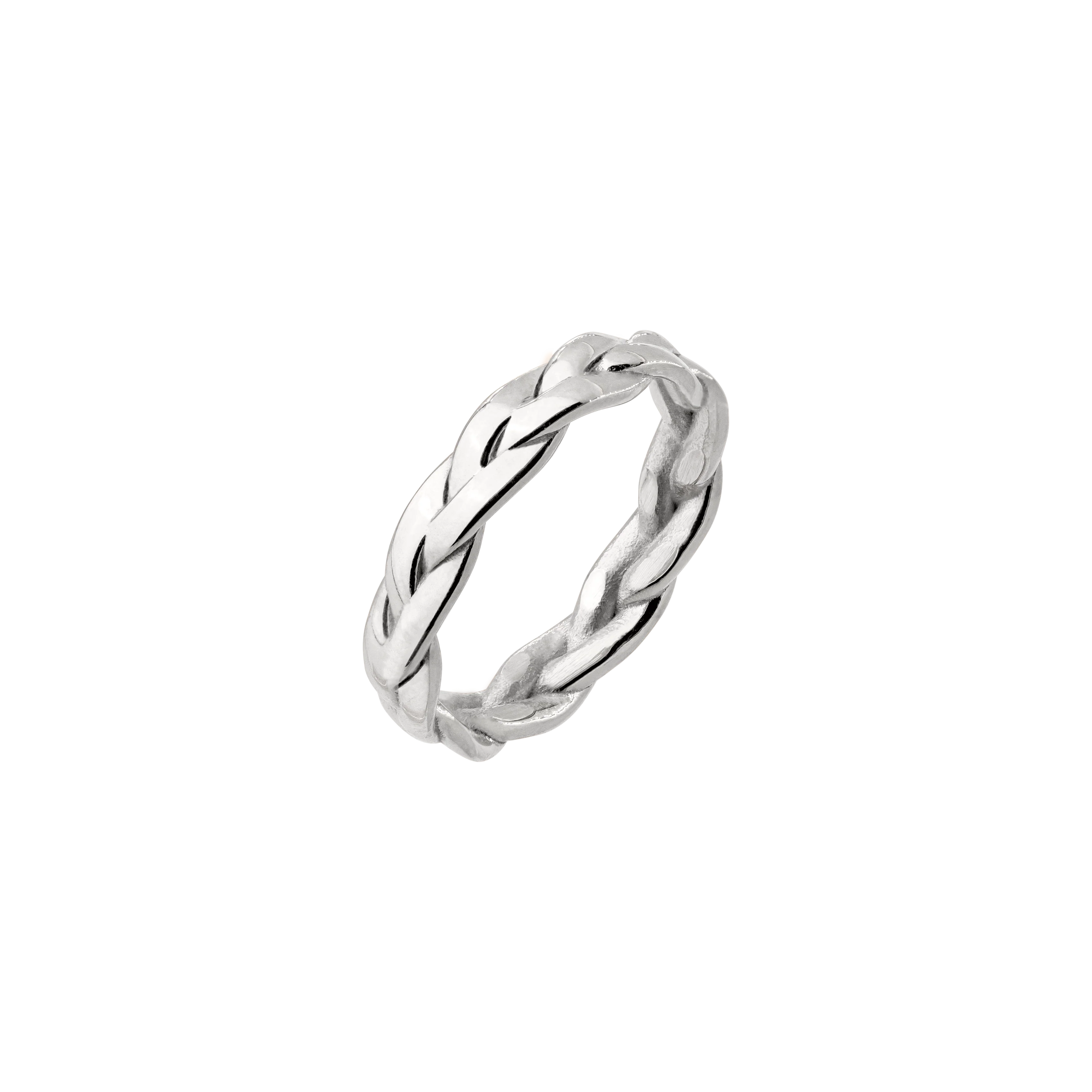 Braided Divine Ring Silver