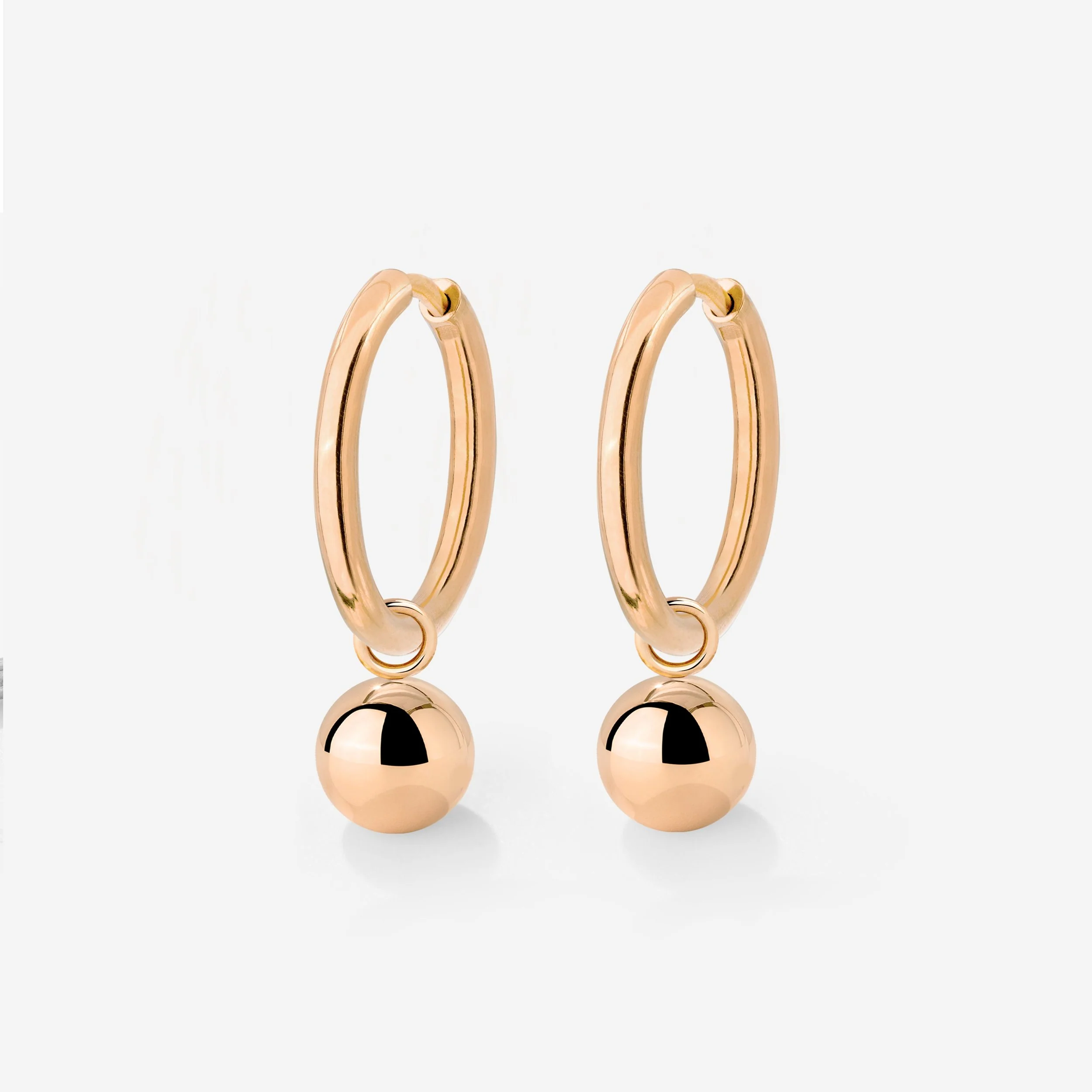 Bubbly Hoop Set Medium Rose Gold