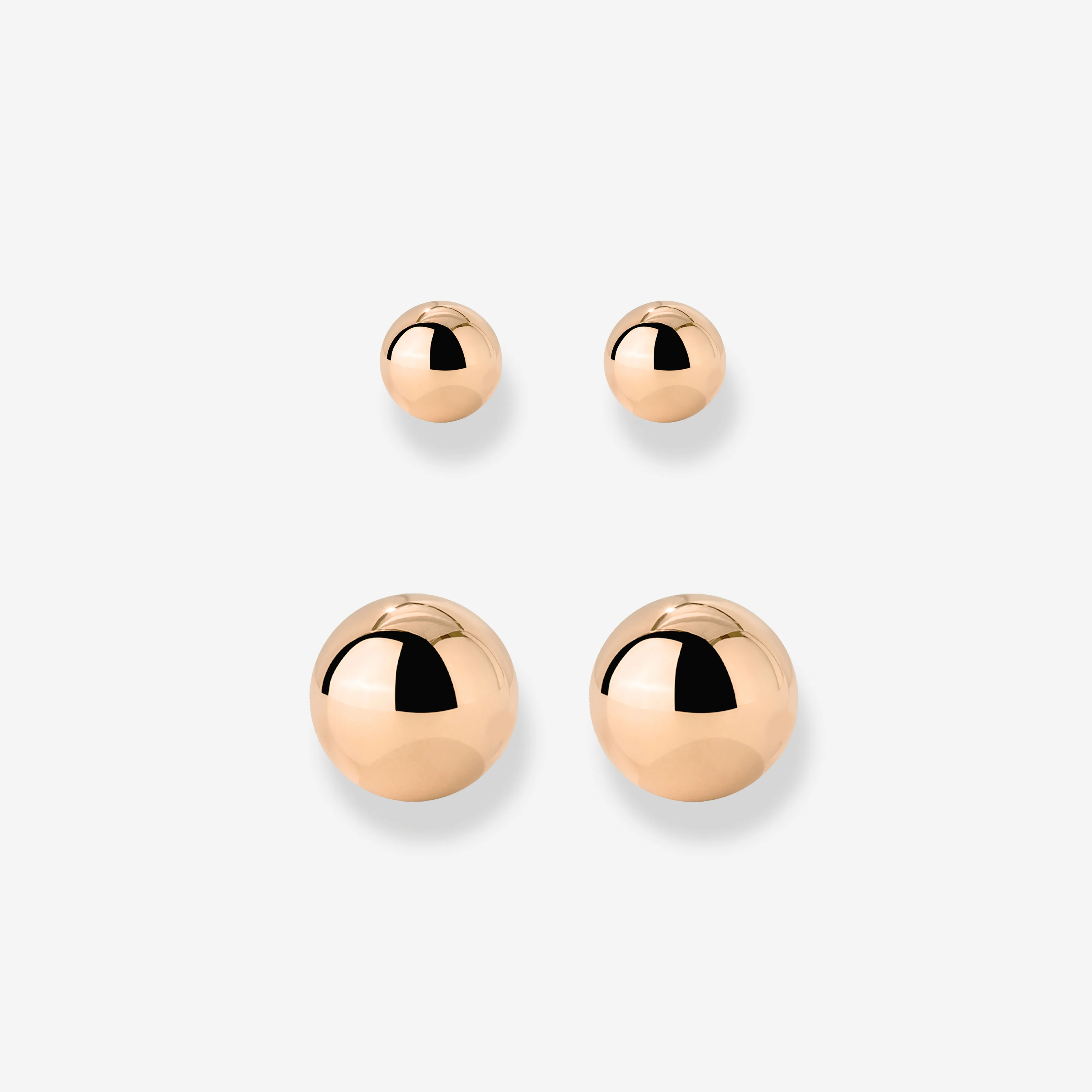 Bubbly Stud Bundle Rose Gold