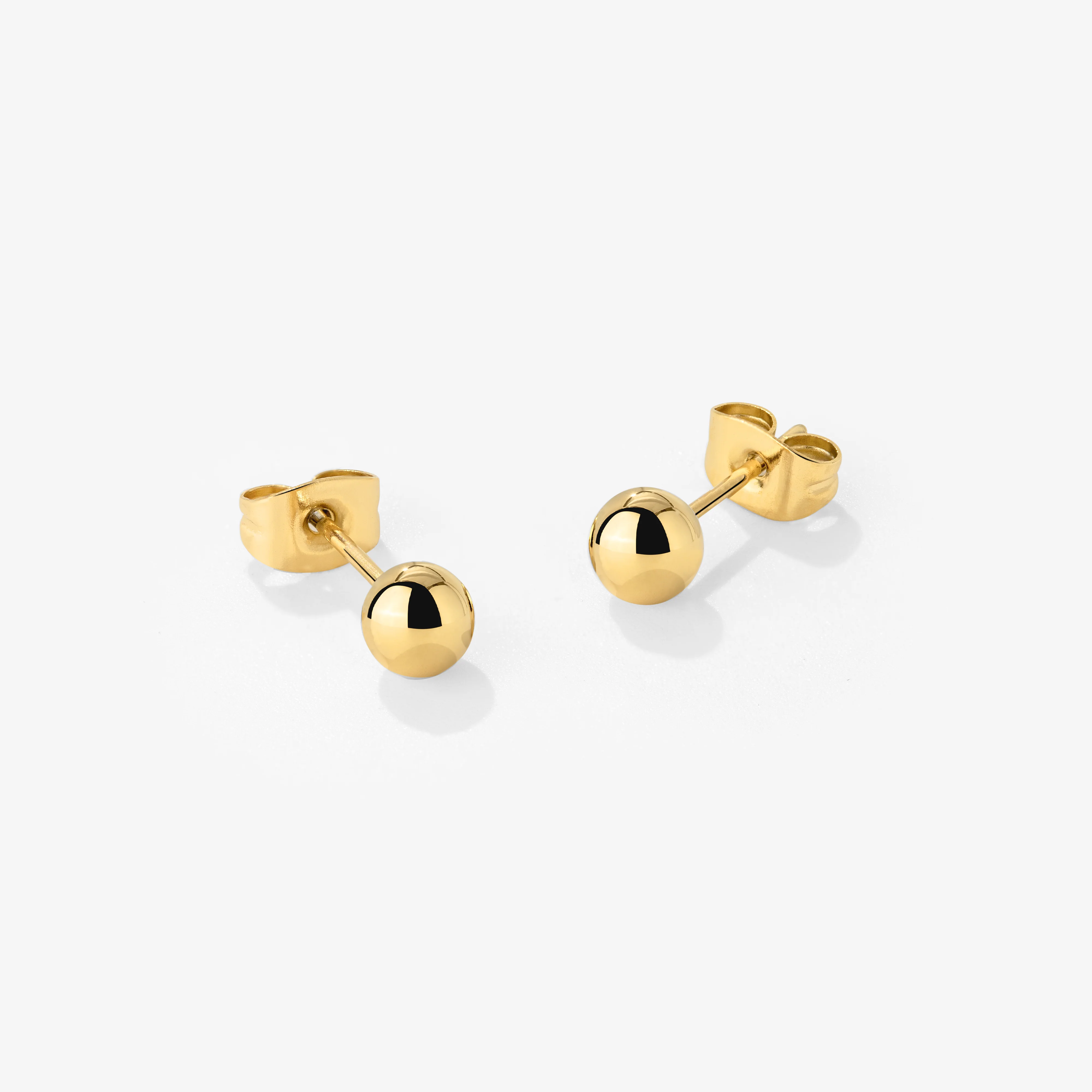 Bubbly Studs Small Gold - Image 4