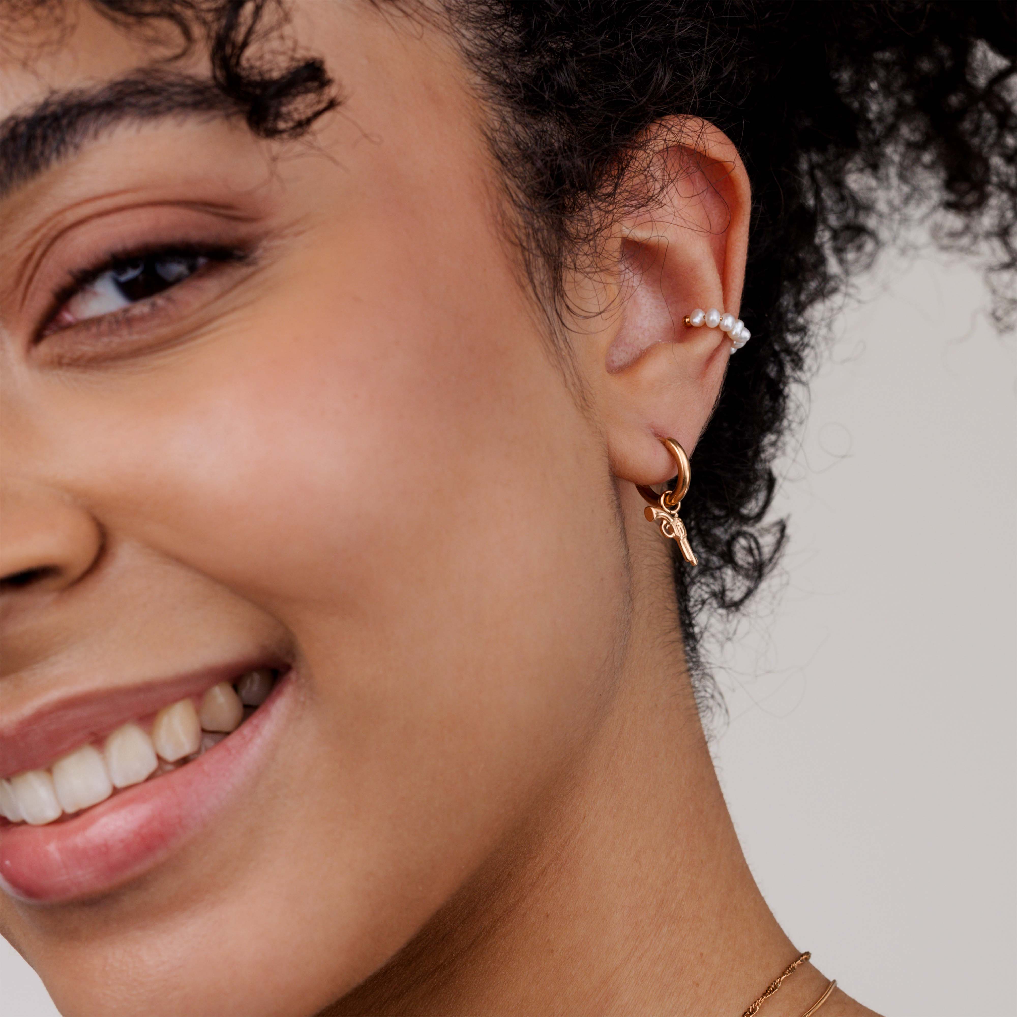 Bulletproof Hoop Set Baby Rose Gold - Image 2