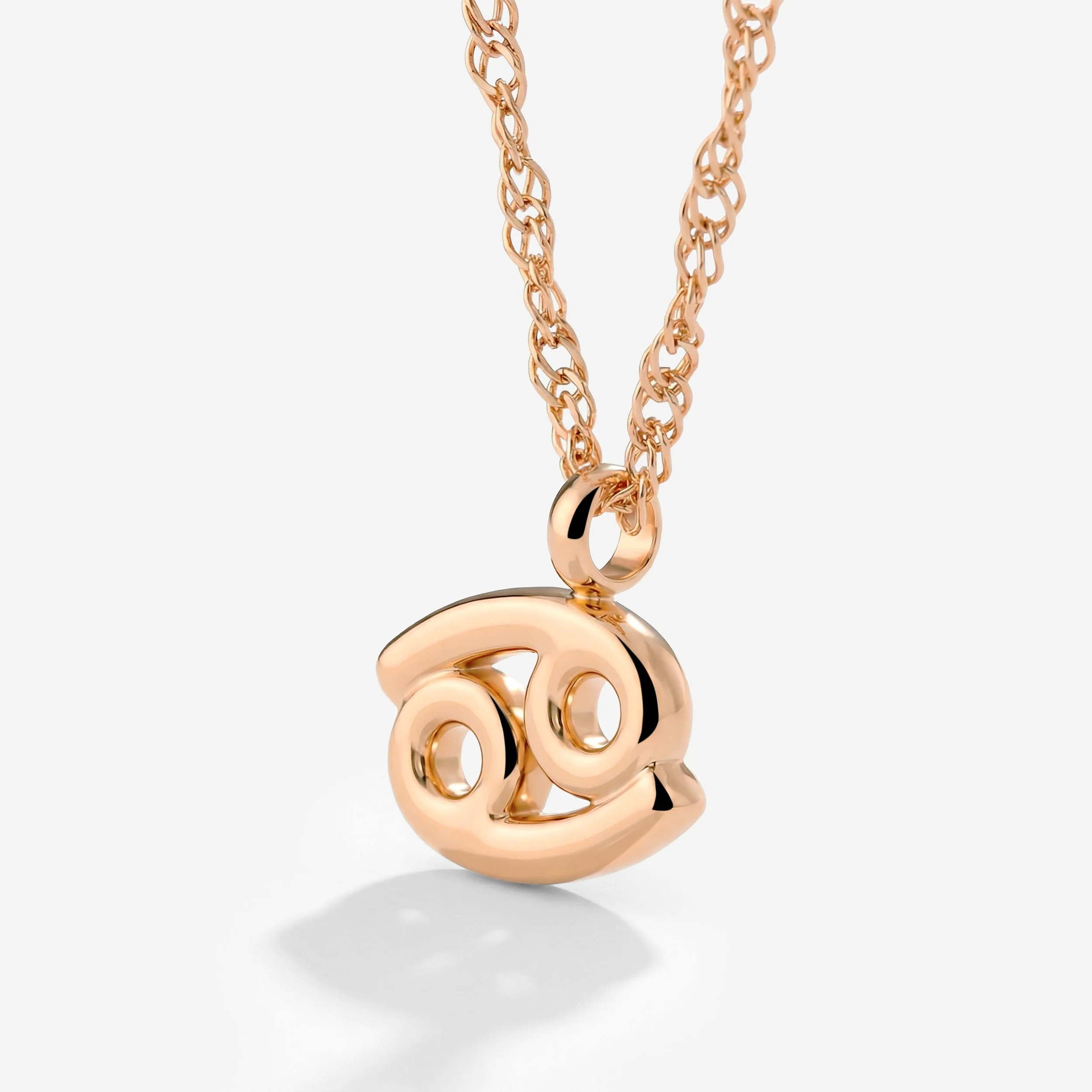 Cancer Bubble Necklace Rose Gold - Image 3