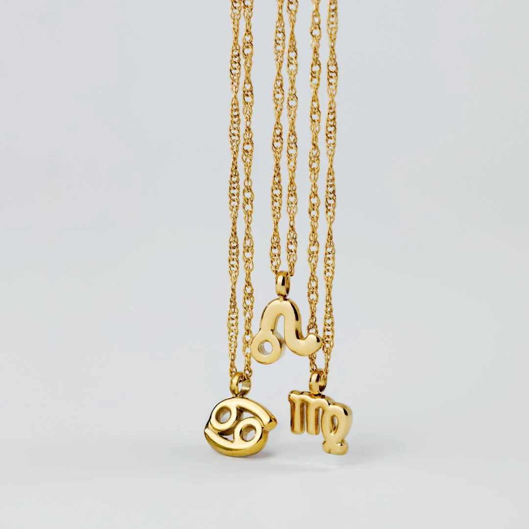 Cancer Bubble Necklace Rose Gold - Image 4