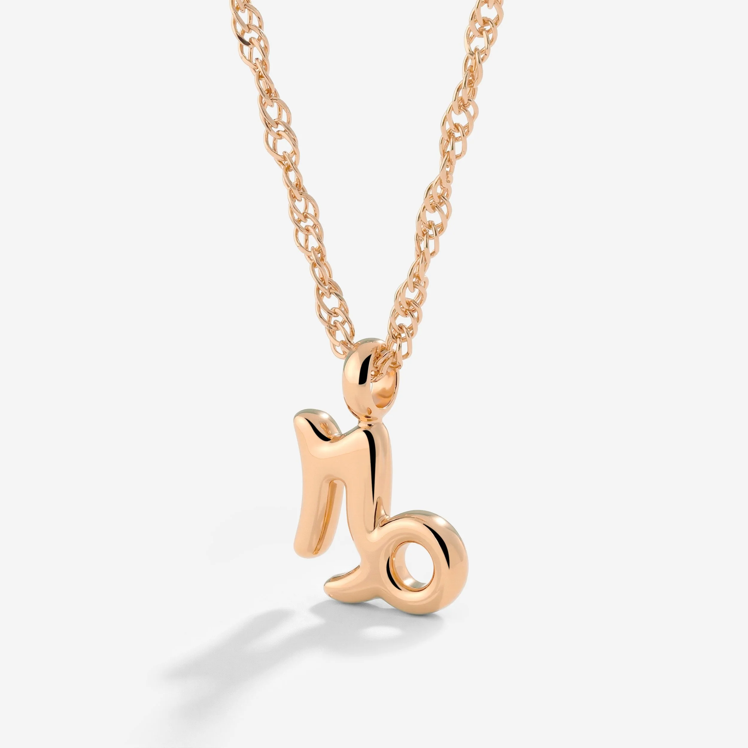 Capricorn Bubble Necklace Rose Gold - Image 3