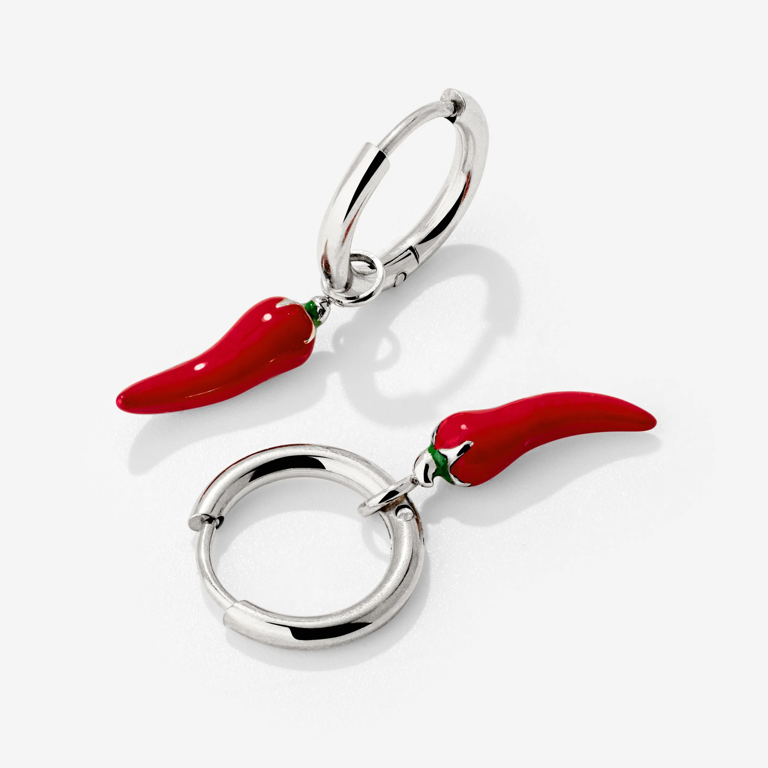 Chili Hoop Set Small Silver - Image 4