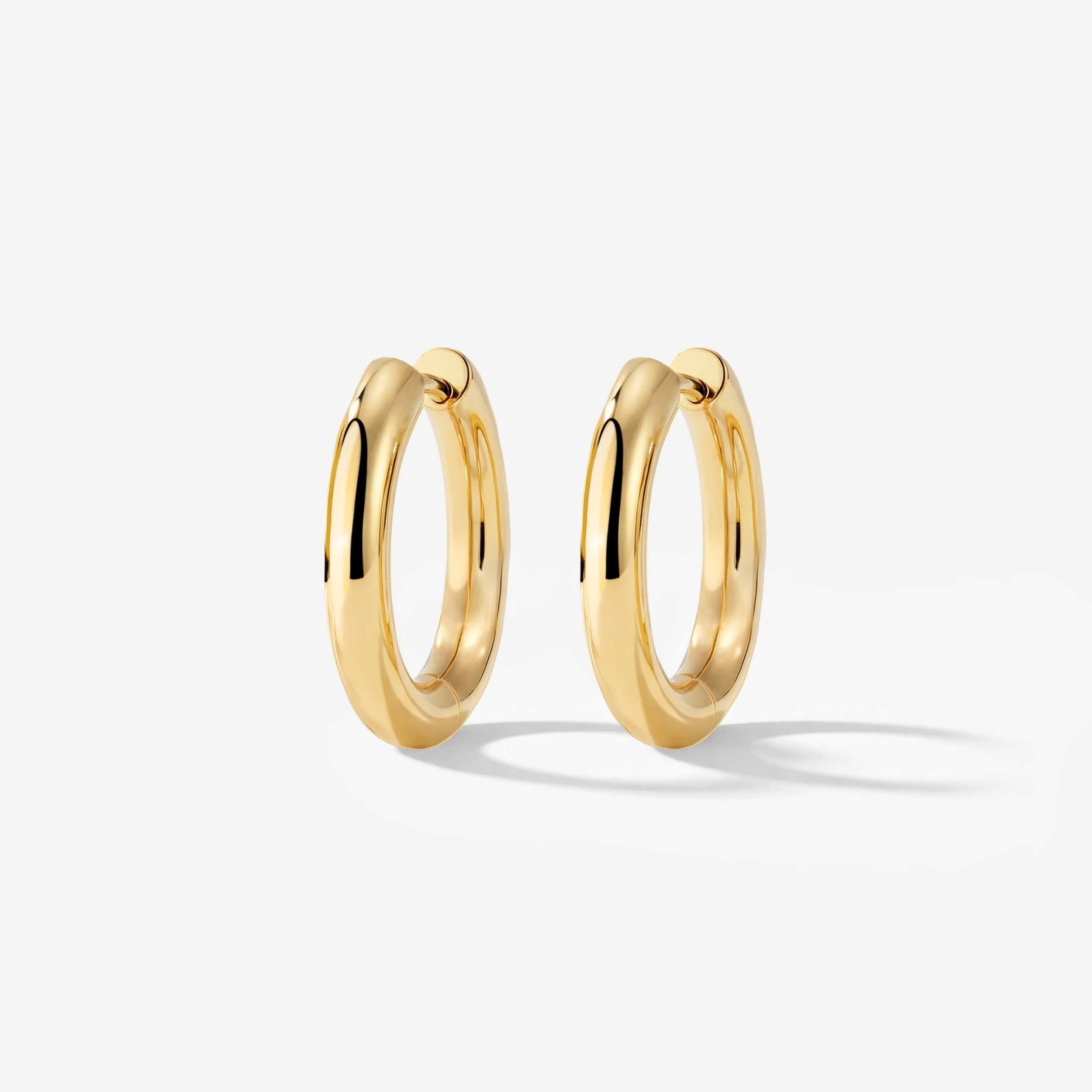 Chunky Hoopies Medium Gold