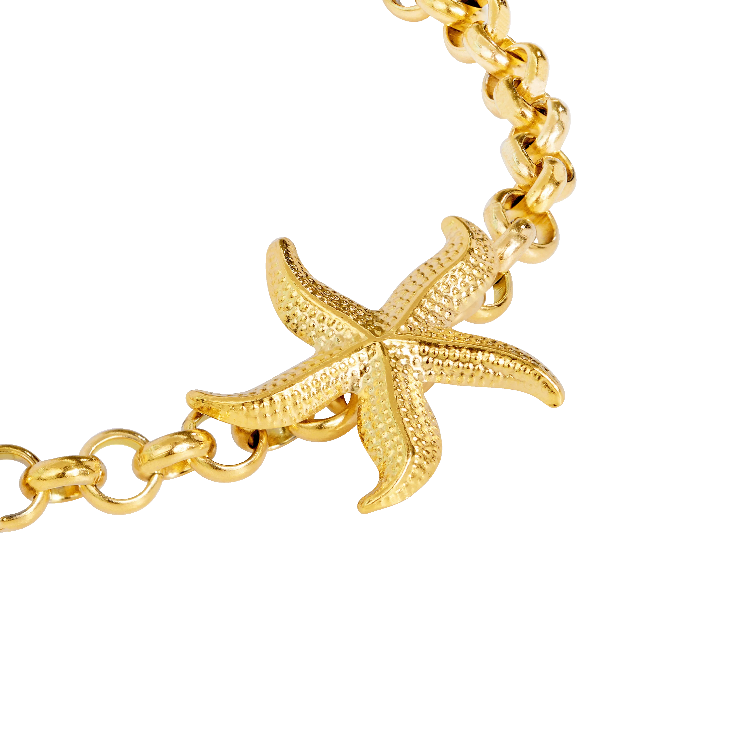 Chunky Starfish Bracelet Gold - Image 3