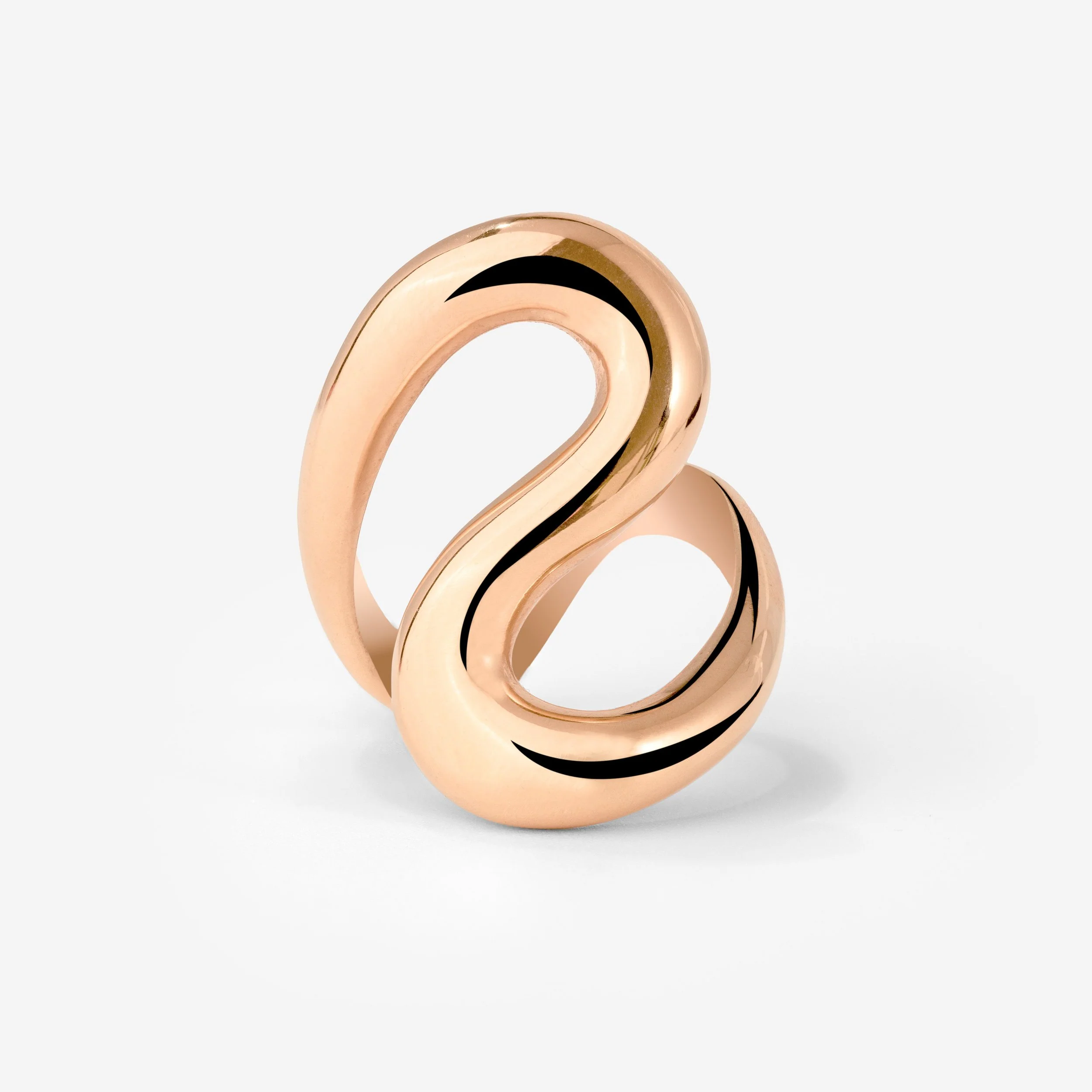 Coiled Ring rose gold