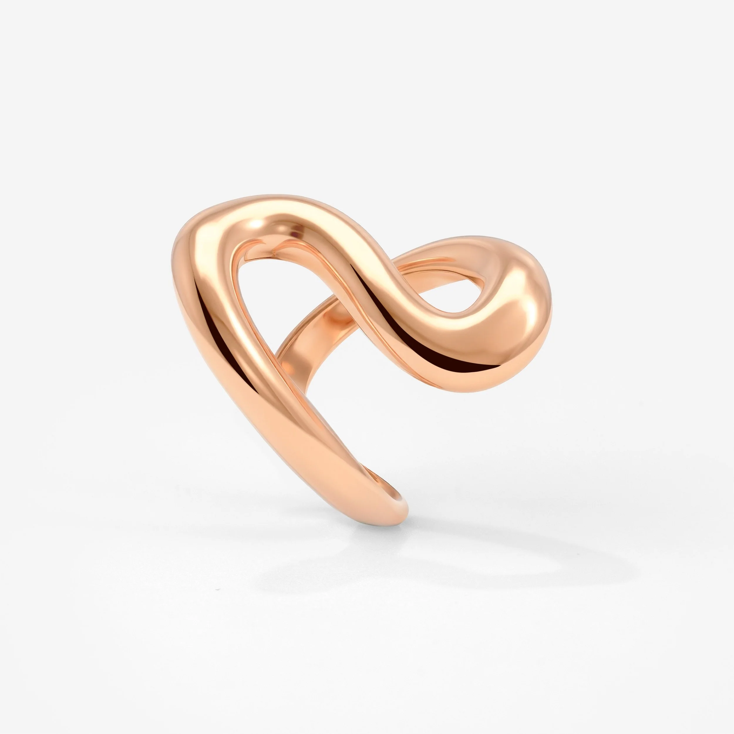 Coiled Ring rose gold - Image 3