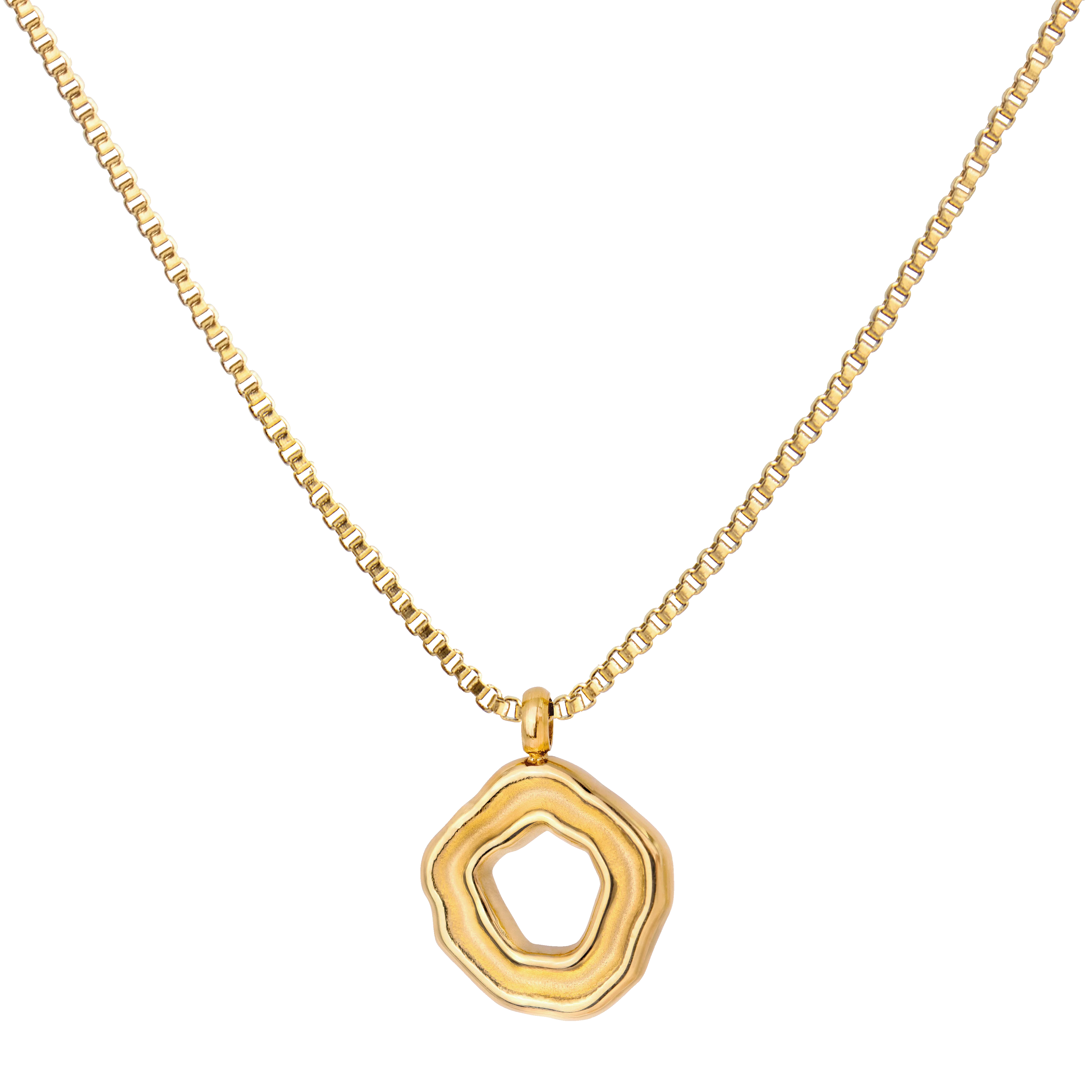 Coastal Charm Necklace Gold