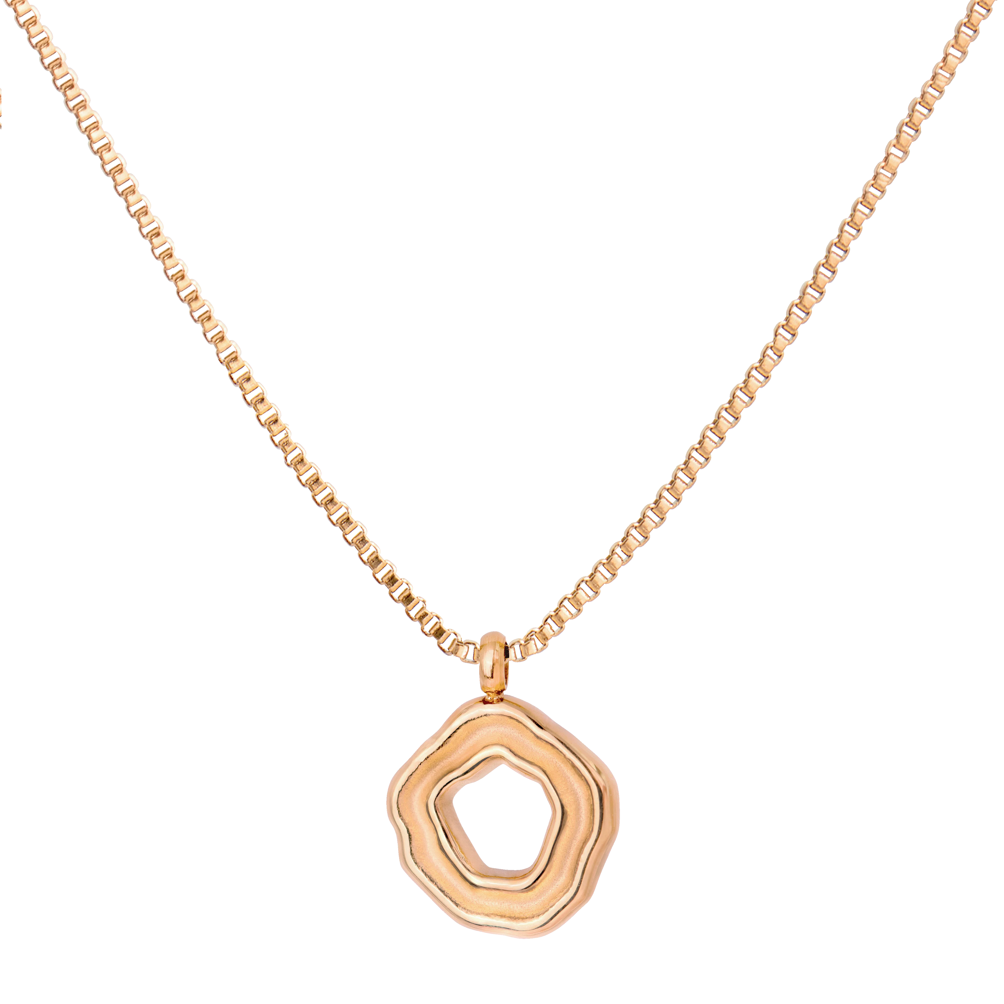 Coastal Charm Necklace Rose Gold
