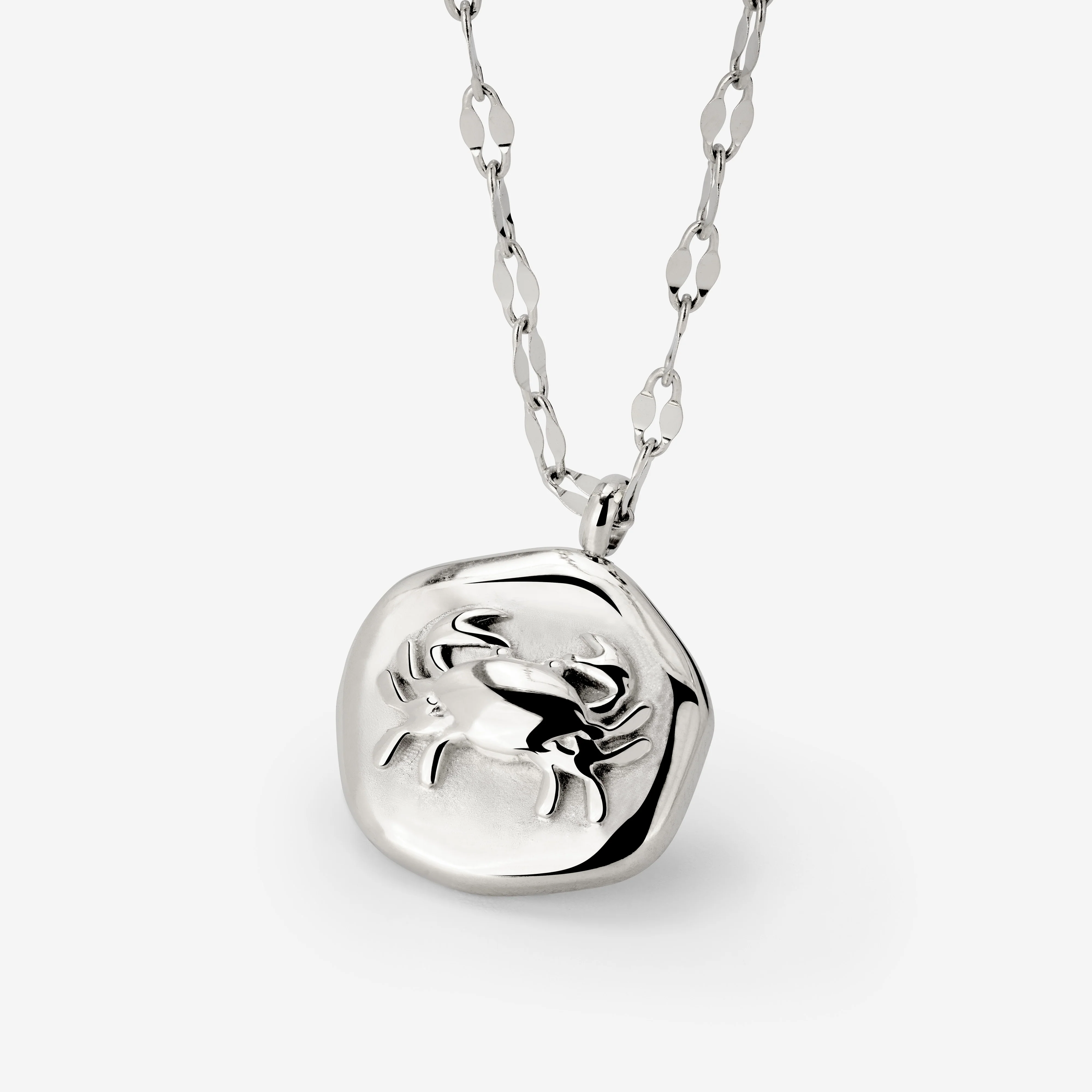 Crab Chaser Necklace Silver - Image 3