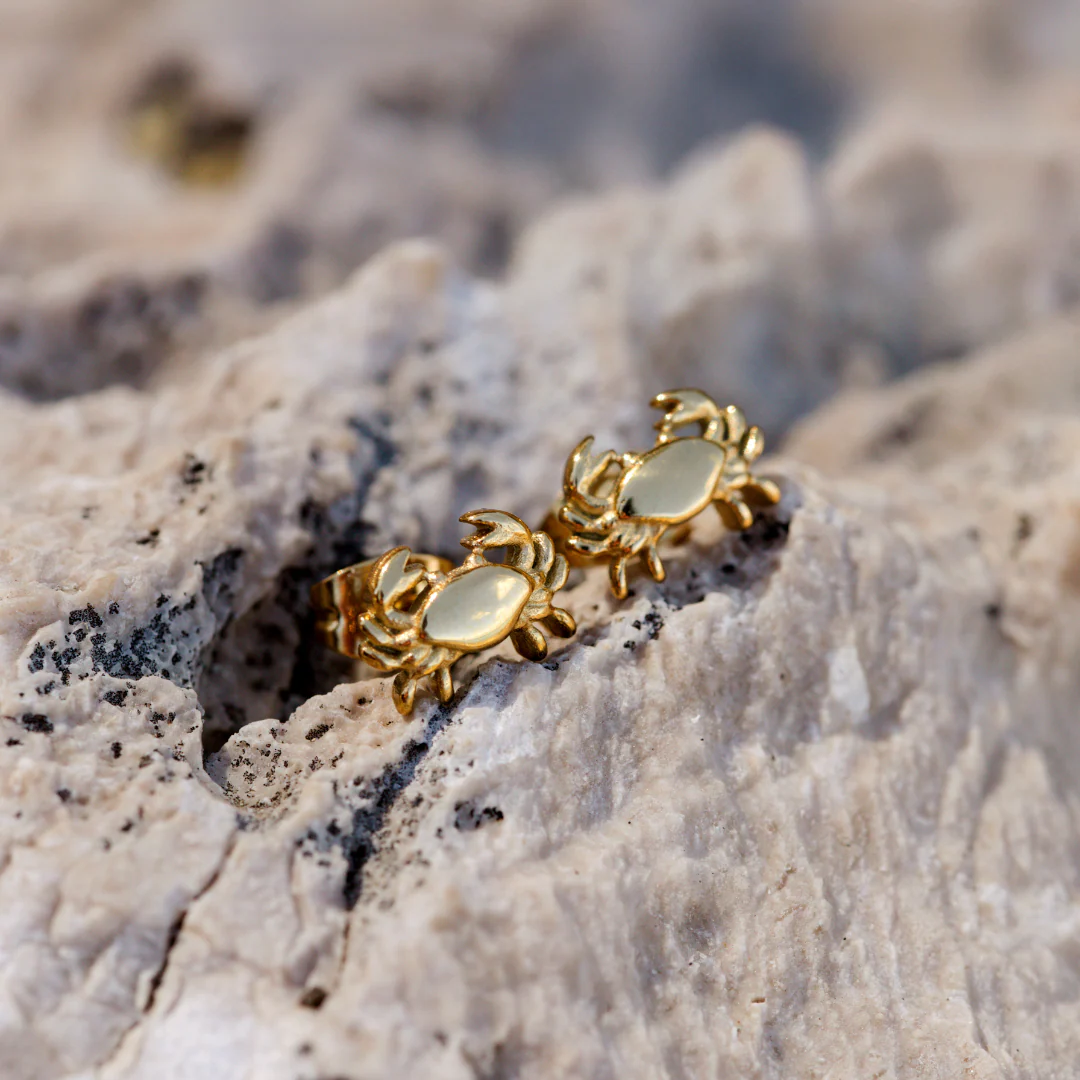 Crab Chaser Studs Rose Gold - Image 3